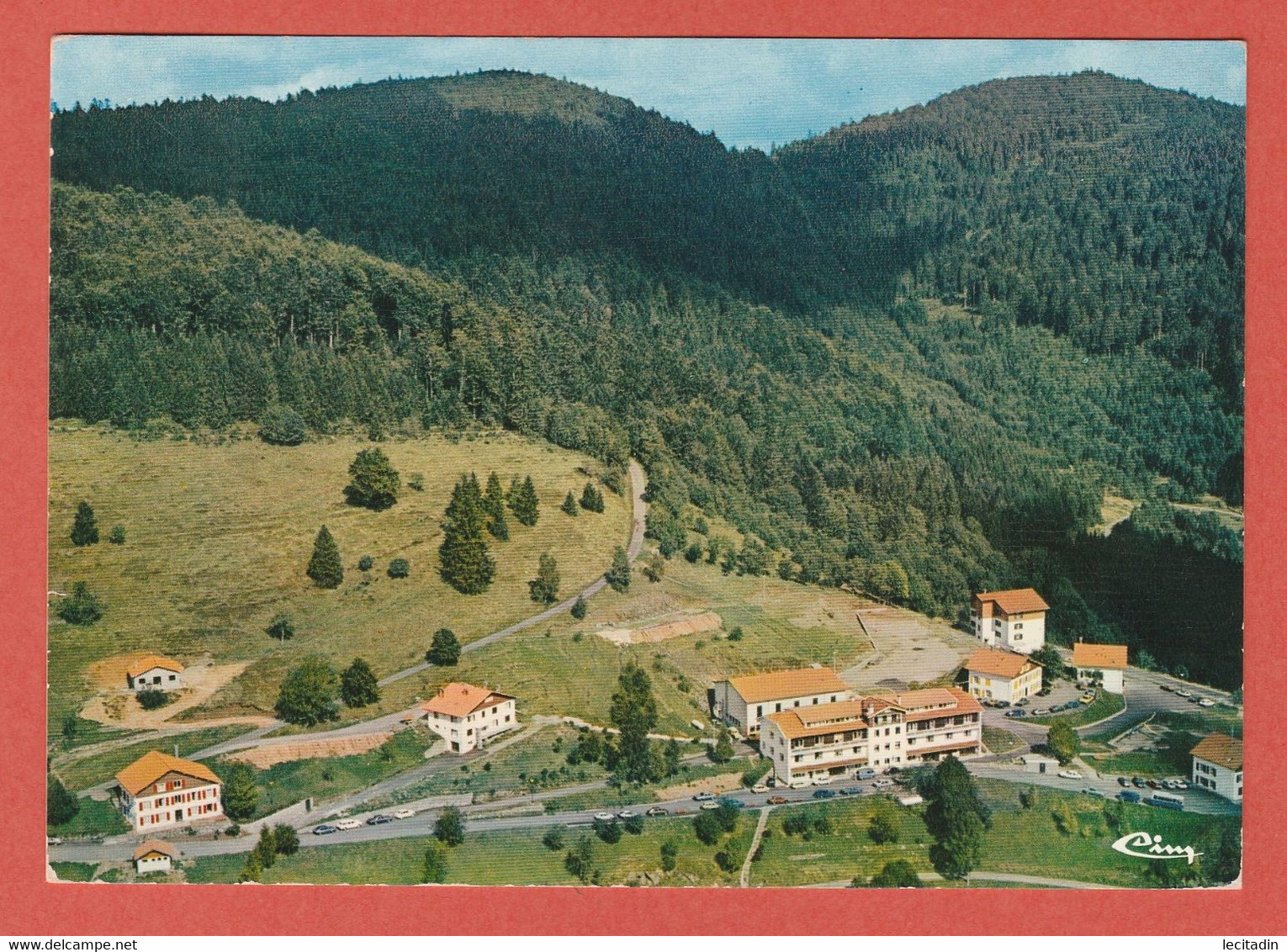 CP 88  BUSSANG 6 VACANCES PTT Vosges - Col De Bussang