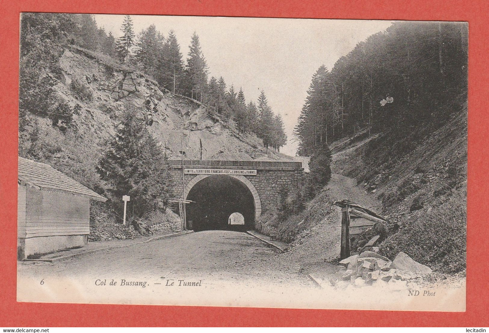 CP 88 COL DU  BUSSANG 7 Le Tunnel - Col De Bussang