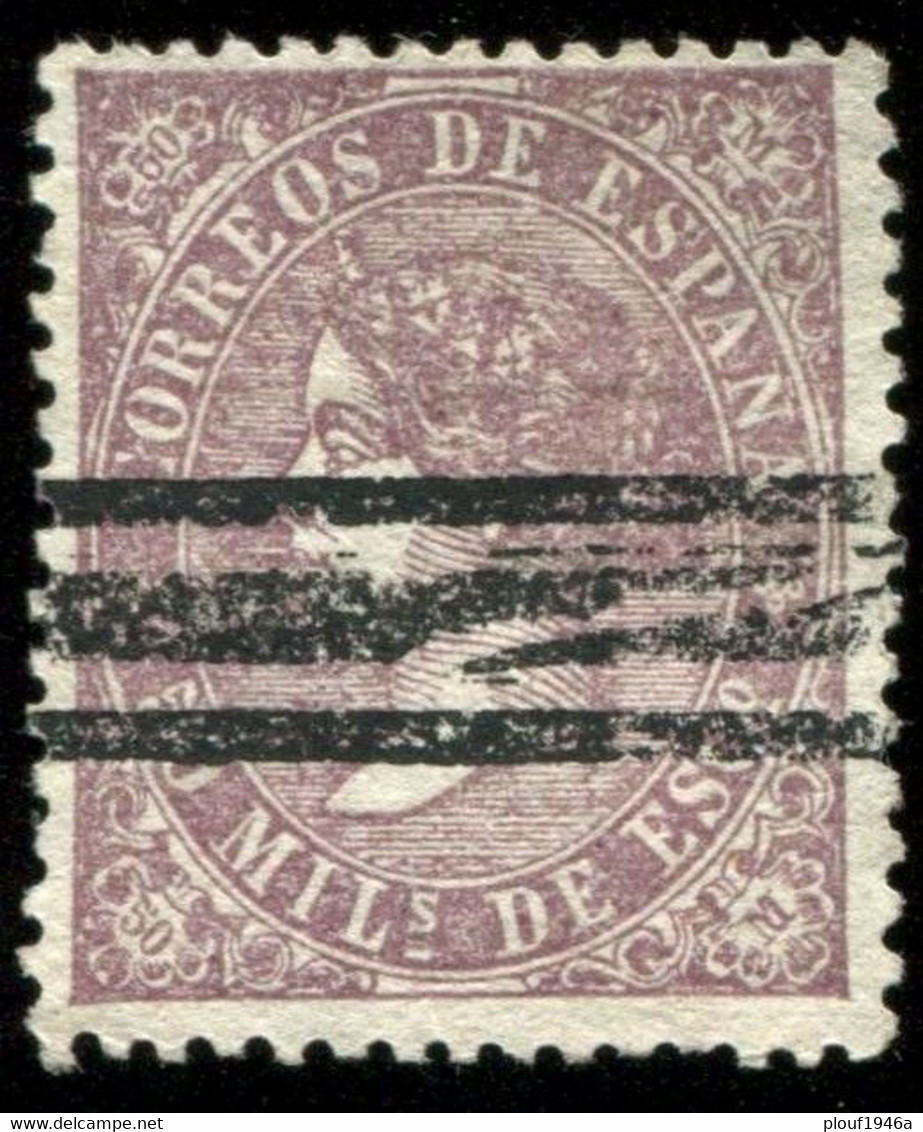 Pays : 166,10 (Espagne : Royaume (1) (Isabelle II))   Yvert Et Tellier N°:   98 (o) - Usados