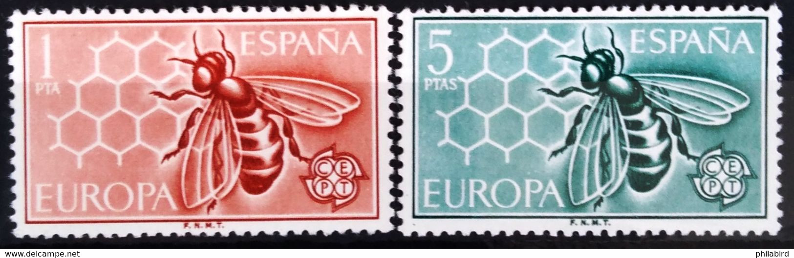 EUROPA 1962 - ESPAGNE                    N° 1119/1120                        NEUF** - 1962