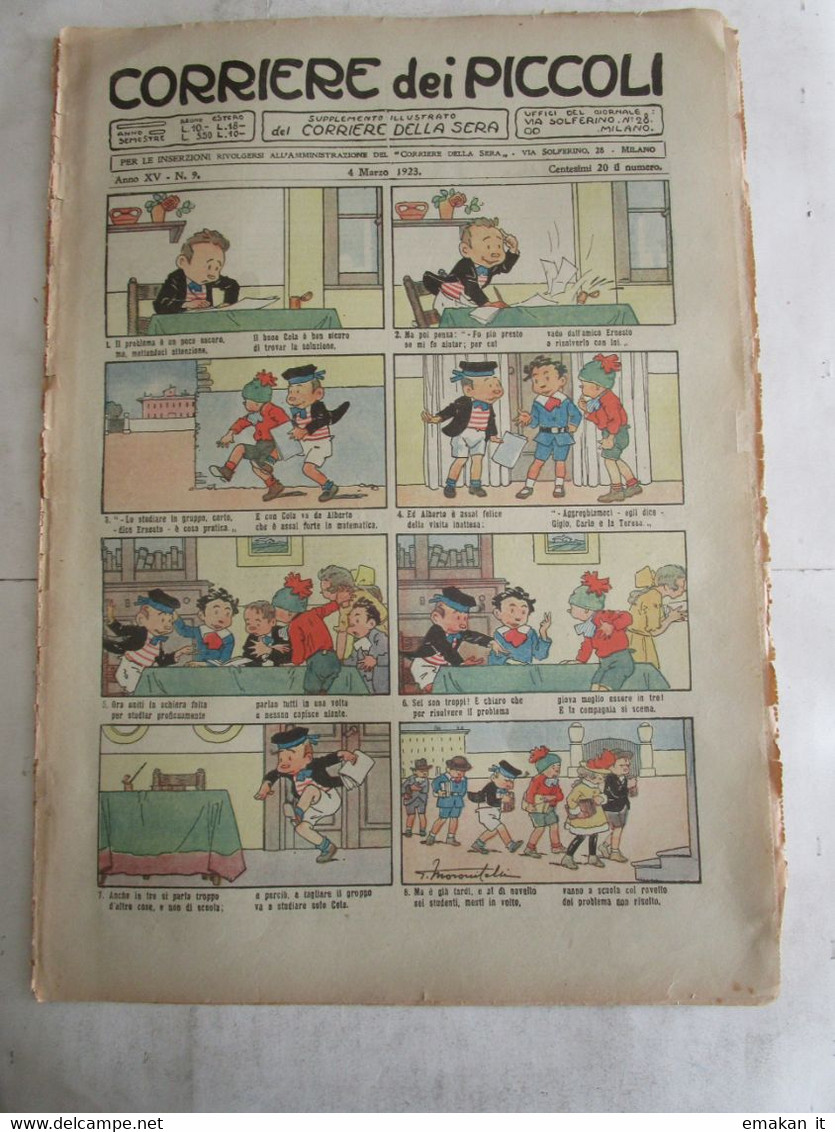 # CORRIERE DEI PICCOLI N 9 - 1923 - Corriere Dei Piccoli