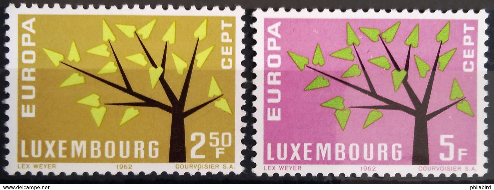 EUROPA 1962 - LUXEMBOURG                   N° 612/613                        NEUF* - 1962