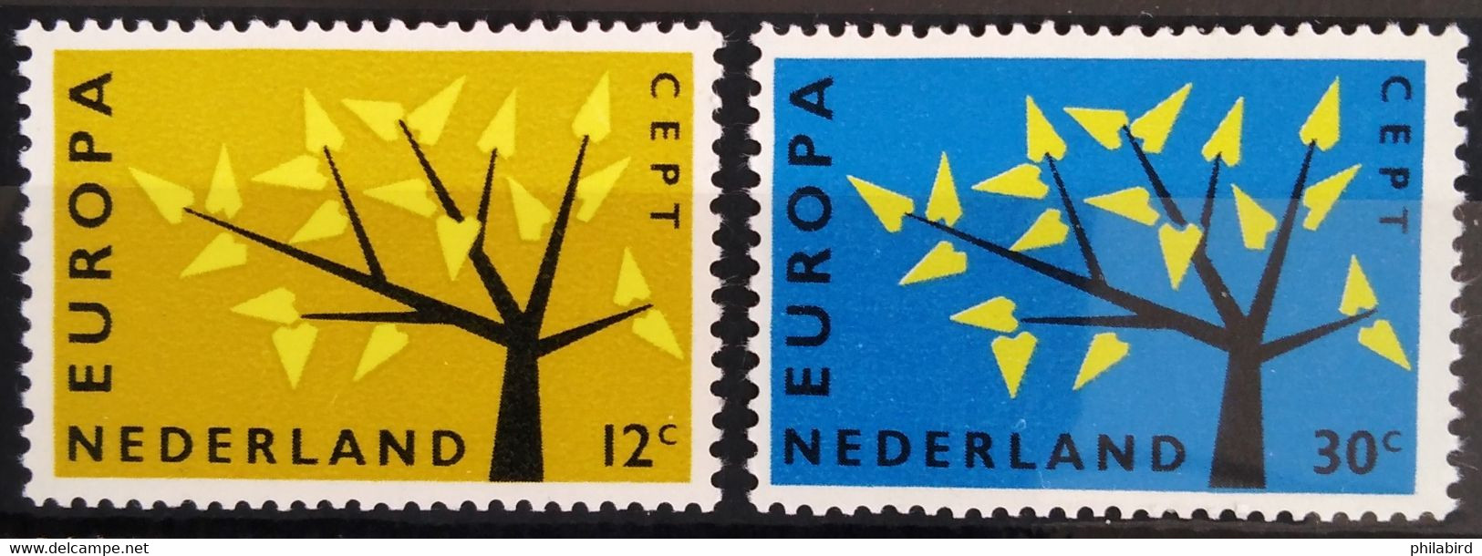 EUROPA 1962 - PAYS-BAS                  N° 758/759                        NEUF** - 1962