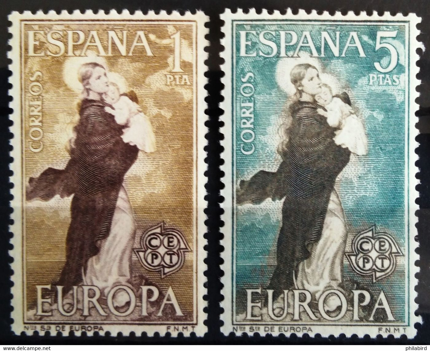 EUROPA 1963 - ESPAGNE                  N° 1188/1189                        NEUF** - 1963