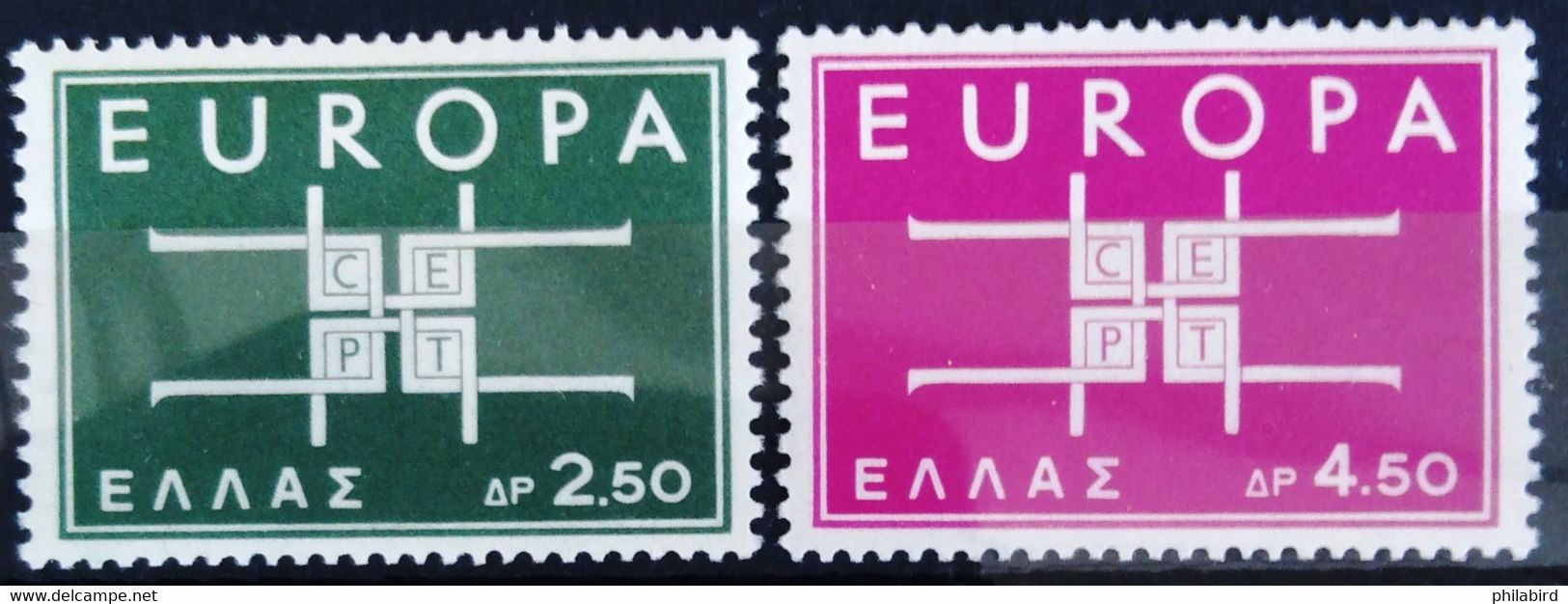 EUROPA 1963 - GRECE                 N° 799/800                        NEUF** - 1963