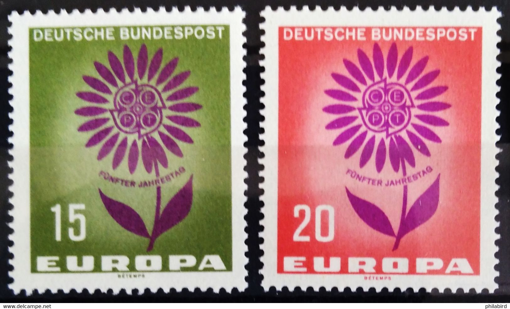 EUROPA 1964 - ALLEMAGNE                 N° 313/314                        NEUF* - 1964