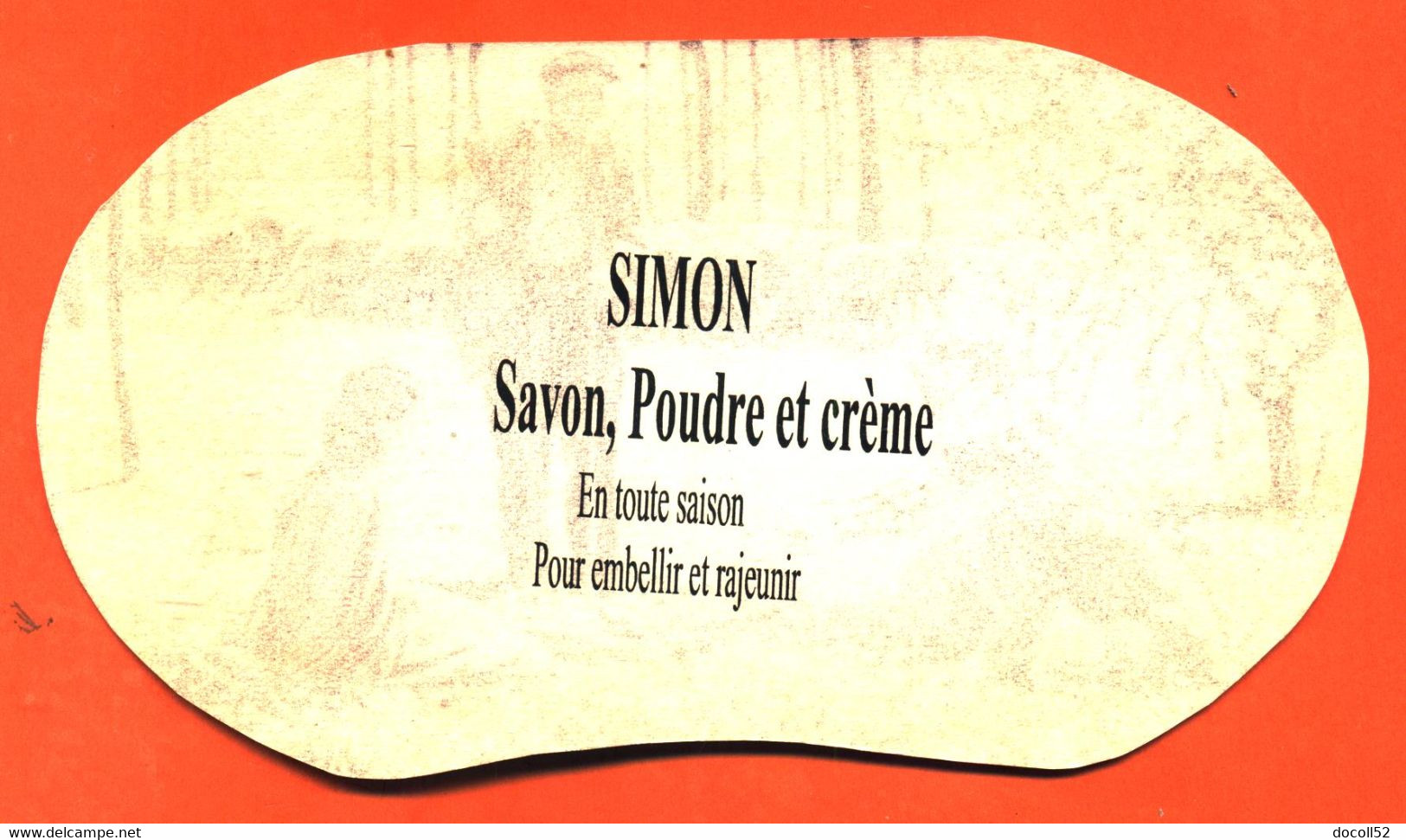 Carte Parfumée ? Pub Simon Poudre Et Crème - Saison Printemps - Berger - Chien - Anciennes (jusque 1960)