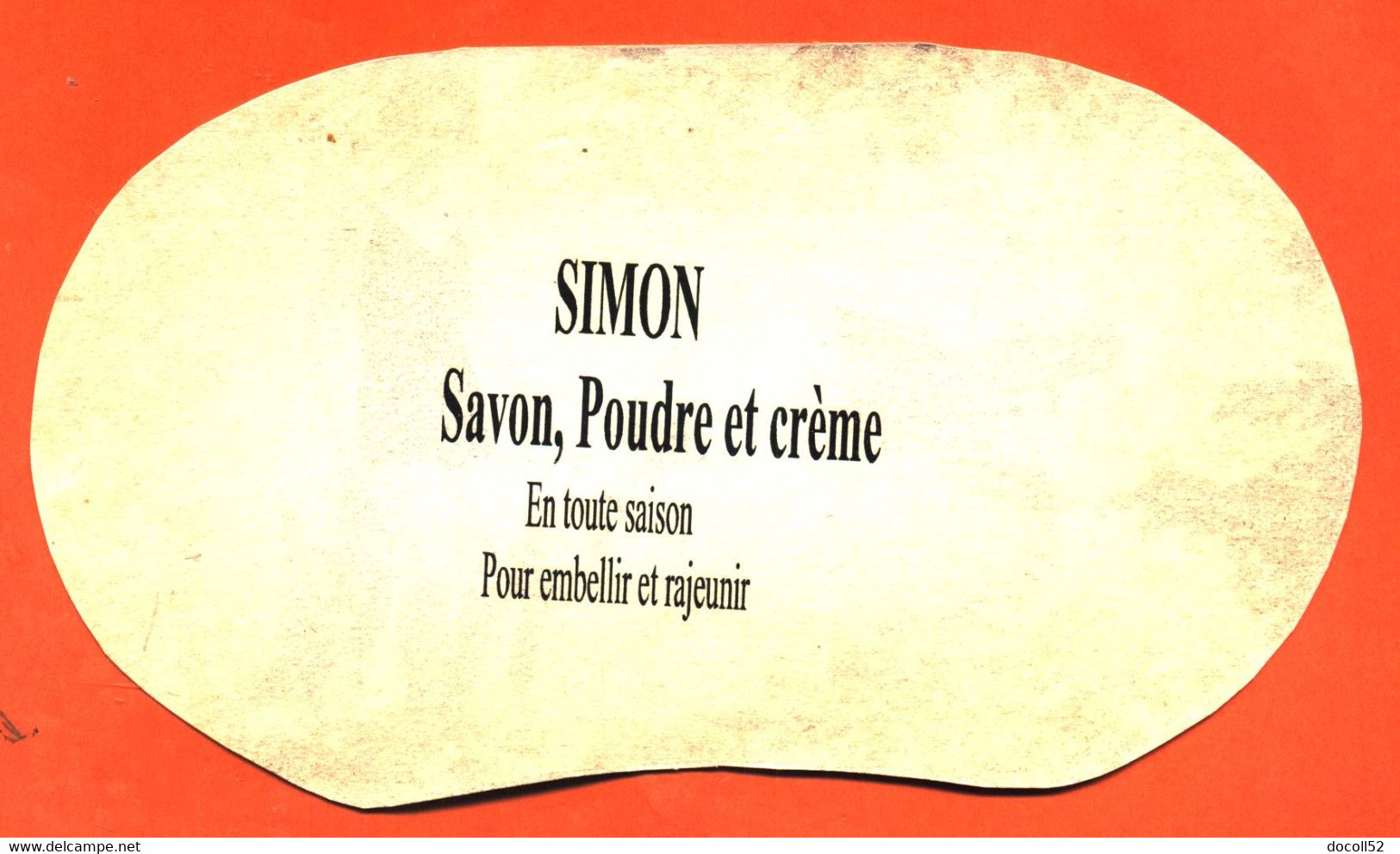 Carte Parfumée ? Pub Simon Poudre Et Crème - Saison été - Femme - Chien Lévrier - Anciennes (jusque 1960)