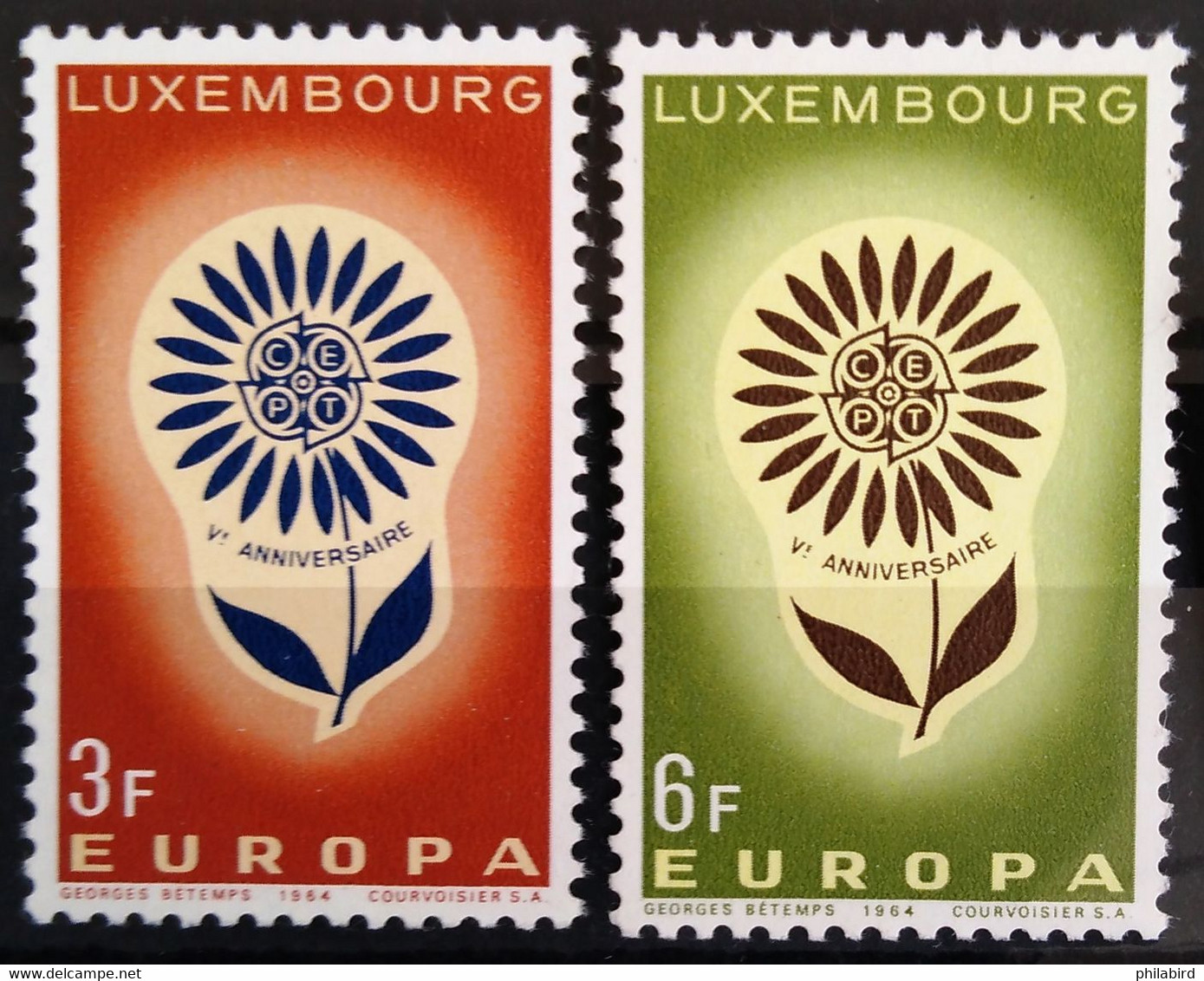 EUROPA 1964 - LUXEMBOURG                N° 648/649                        NEUF** - 1964