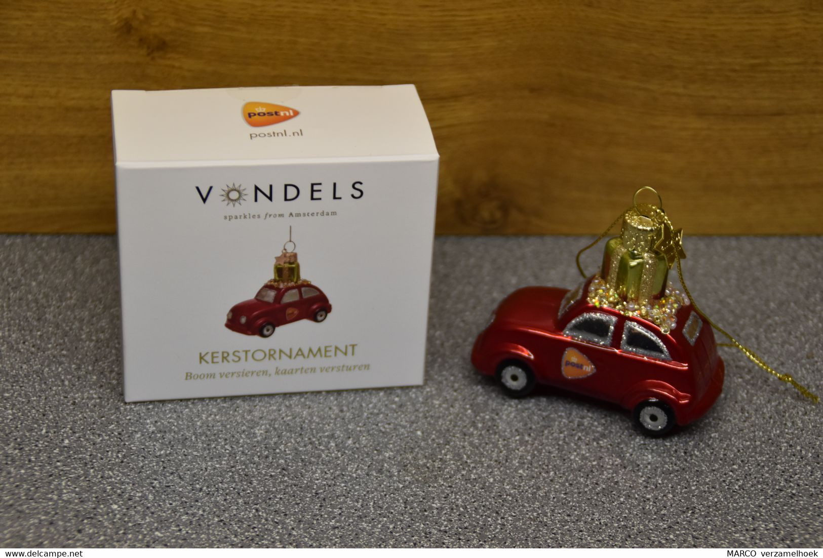 PostNL Kerstornament / Kerstbal Vondels Auto Christmas - Autres & Non Classés