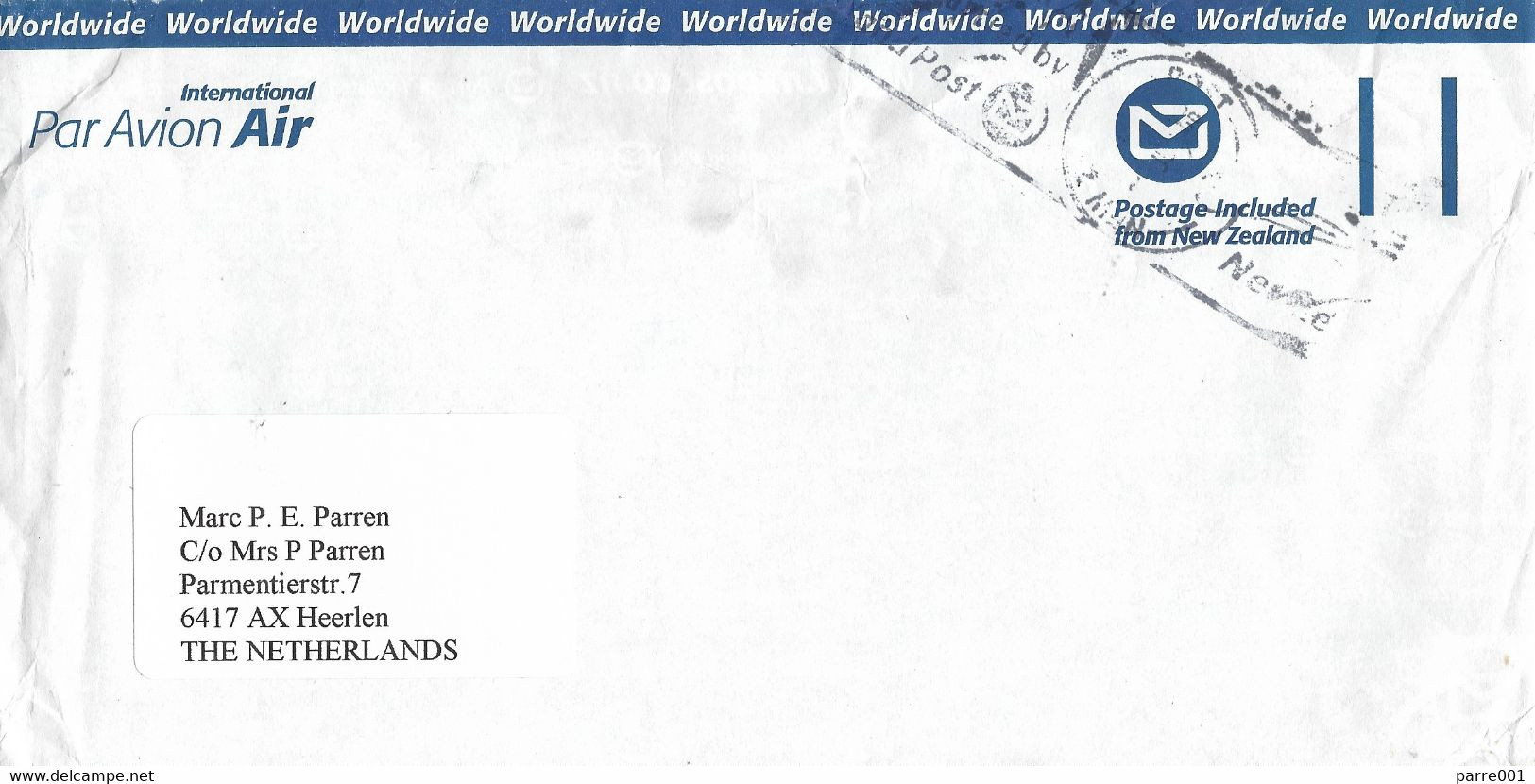 New Zealand 2005 Auckland Postage Paid Postal Stationary Cover - Postwaardestukken