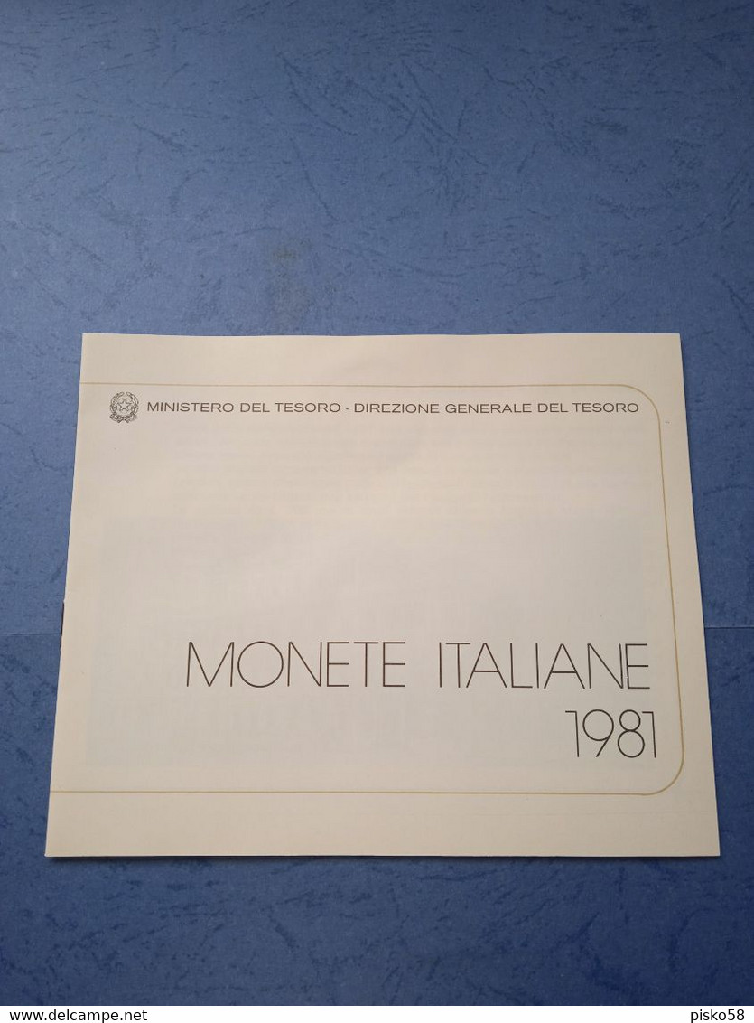 Italia-serie Divisionale 1981-con 500 Ag-fdc - Jahressets & Polierte Platten