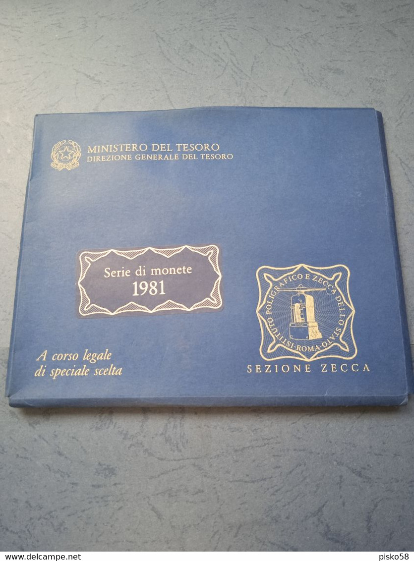 Italia-serie Divisionale 1981-con 500 Ag-fdc - Mint Sets & Proof Sets