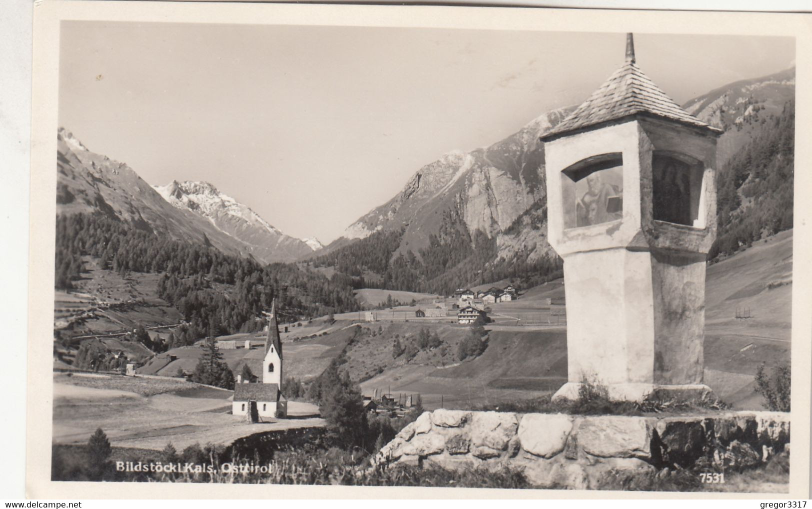 A6095) Bildstöckl KALS I. Osttirol Mit KIRCHE Tolle Alte DETAIL AK - - Kals