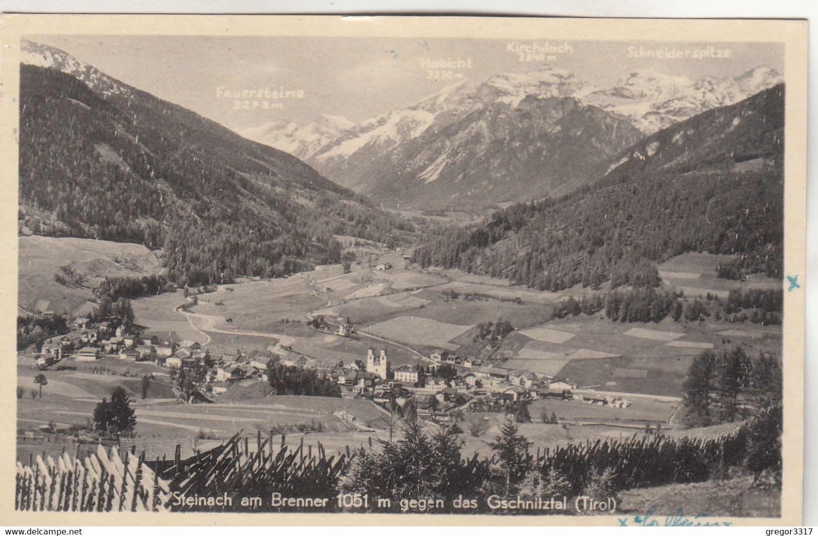 A6096) STEINACH Am Brenner - Gegen Gschnitztal Tirol ALT !! - Steinach Am Brenner