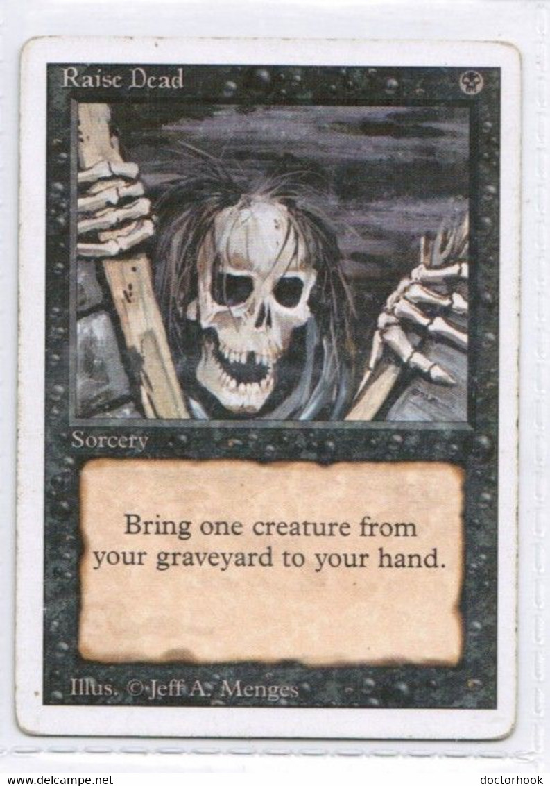 MAGIC The GATHERING  "Raise Dead"---REVISED (MTG--135-6) - Andere & Zonder Classificatie