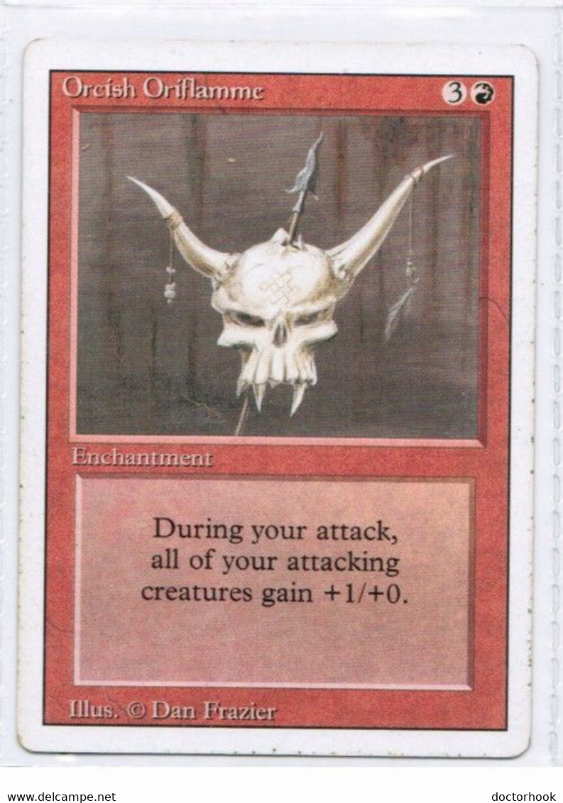 MAGIC The GATHERING  "Orcish Oriflamme"---REVISED (MTG--135-8) - Altri & Non Classificati