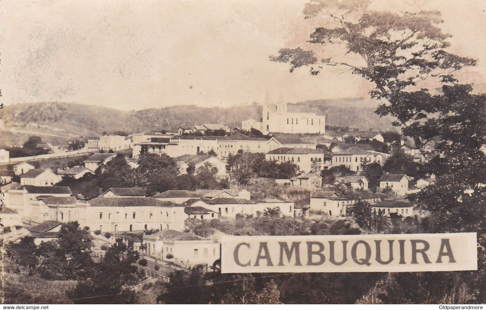 REAL PHOTO POSTCARD - BRASIL - BRAZIL - MINAS GERAIS -  CAMBUQUIRA - Belo Horizonte