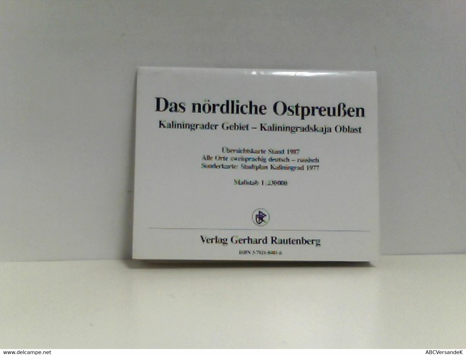 Das Nördliche Ostpreussen 1 : 230 000. Übersichtskarte Stand 1987 (Rautenberg) - Atlas