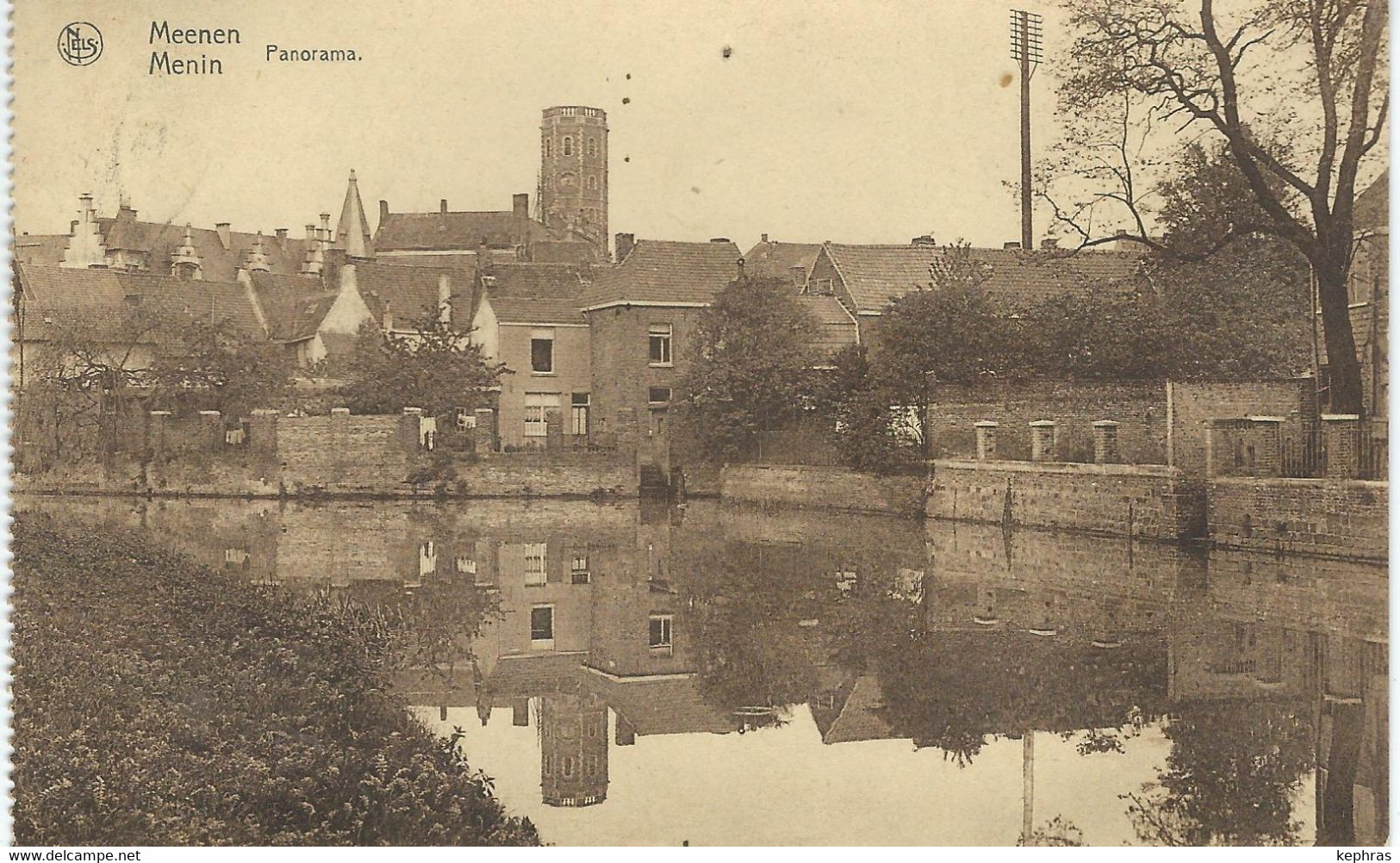 MEENEN - MENEN - MENIN : Panoeama - Cachet De La Poste 1933 - Menen