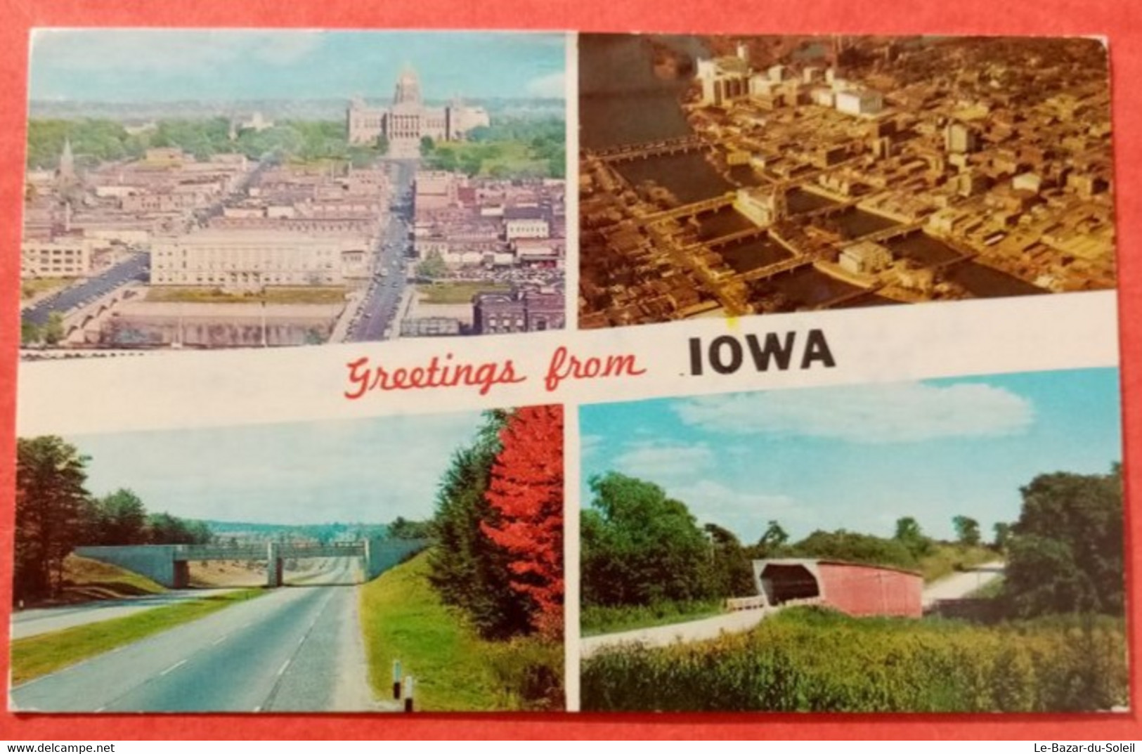 CP, états Unis, Greetings From IOWA State Capitol Des Moines Multiview - Andere & Zonder Classificatie