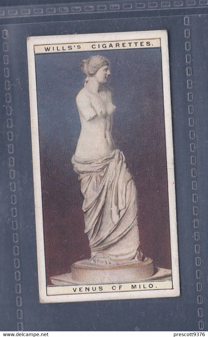 Wonders Of The Past 1926 - Original Wills Cigarette Card - 41 Venus Di Milo - Wills