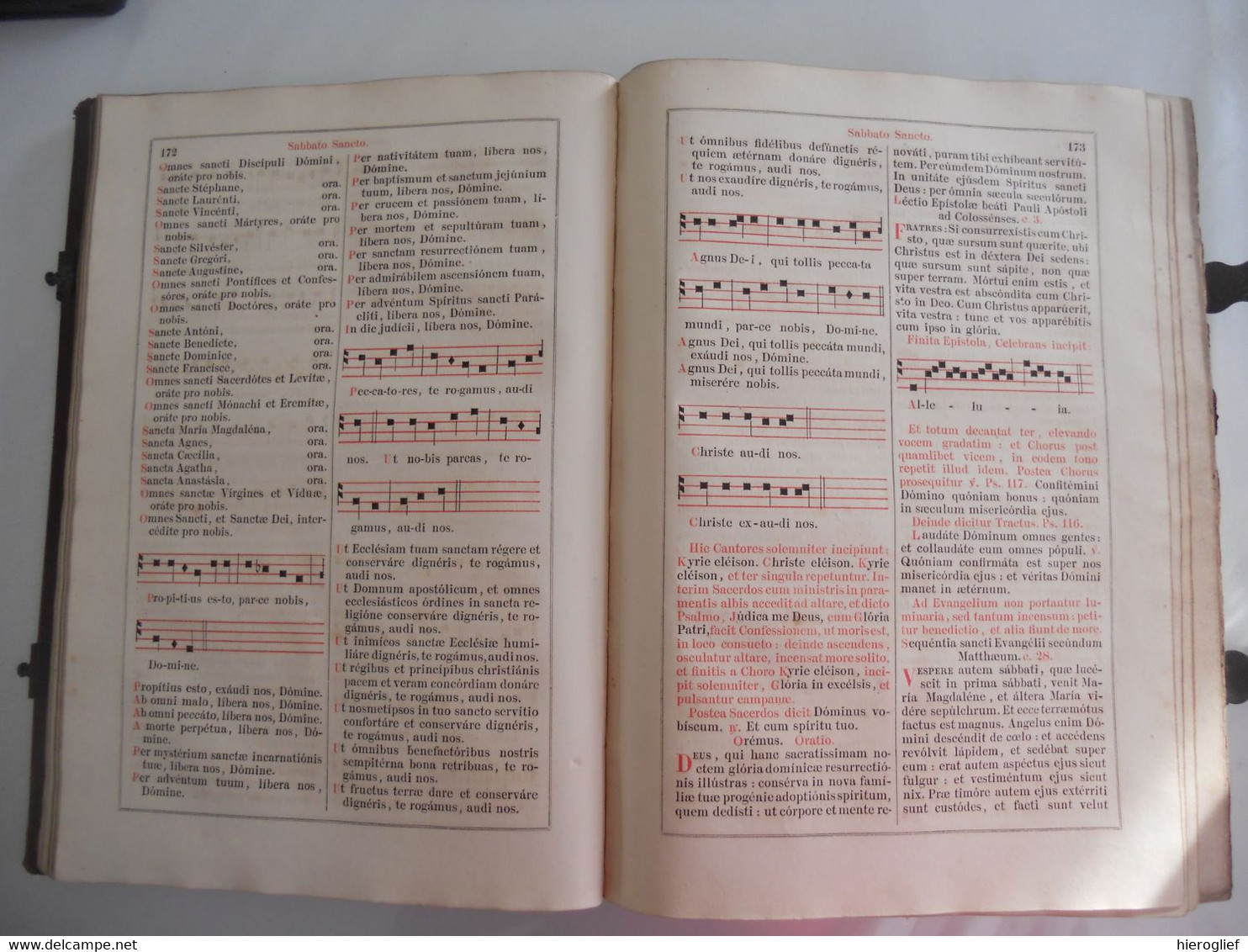 MISSALE ROMANUM ex decreto sacrosancti consilii tridentinum restitutum S. PII QUINTI   1858, / Mechliniae mechelen