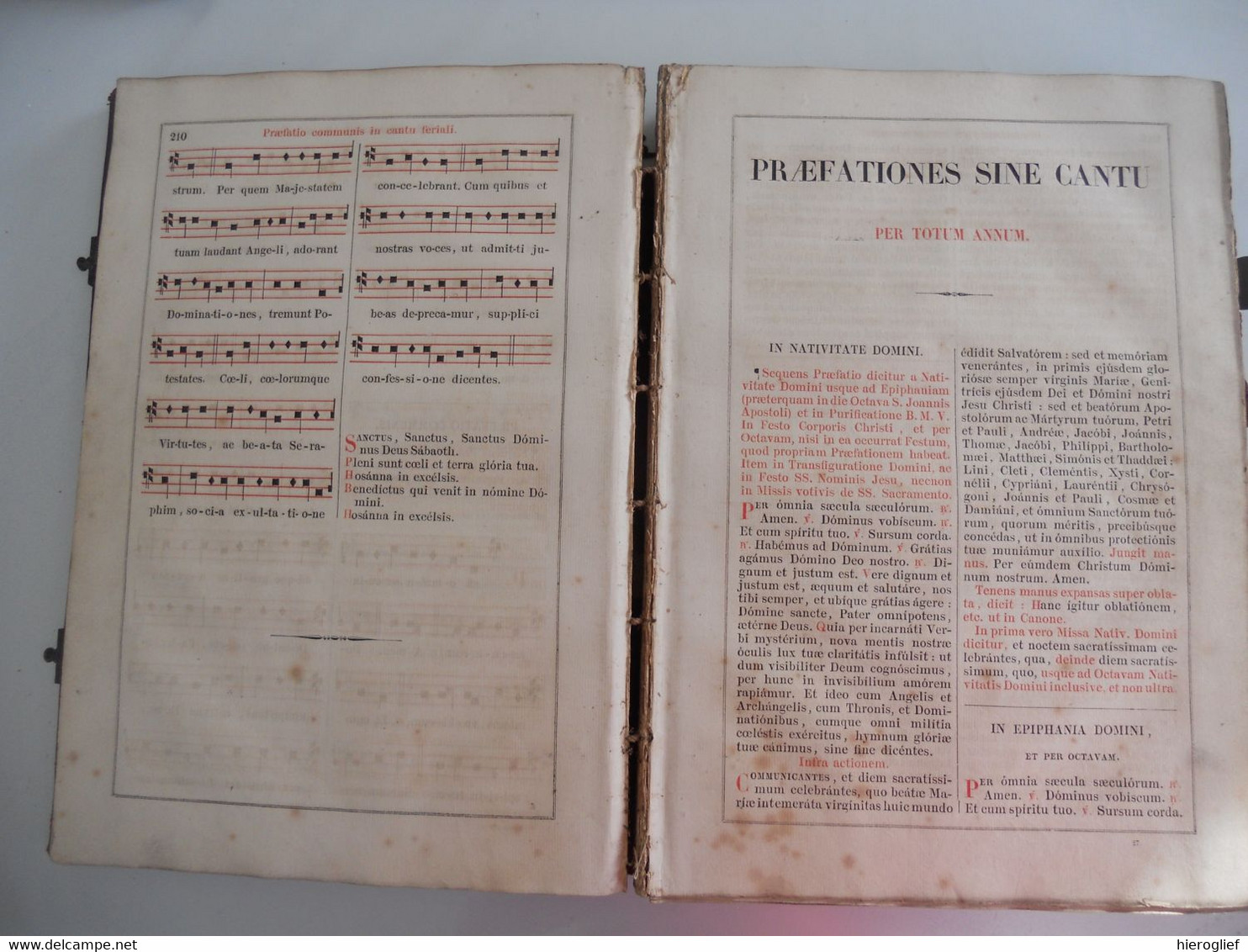 MISSALE ROMANUM ex decreto sacrosancti consilii tridentinum restitutum S. PII QUINTI   1858, / Mechliniae mechelen