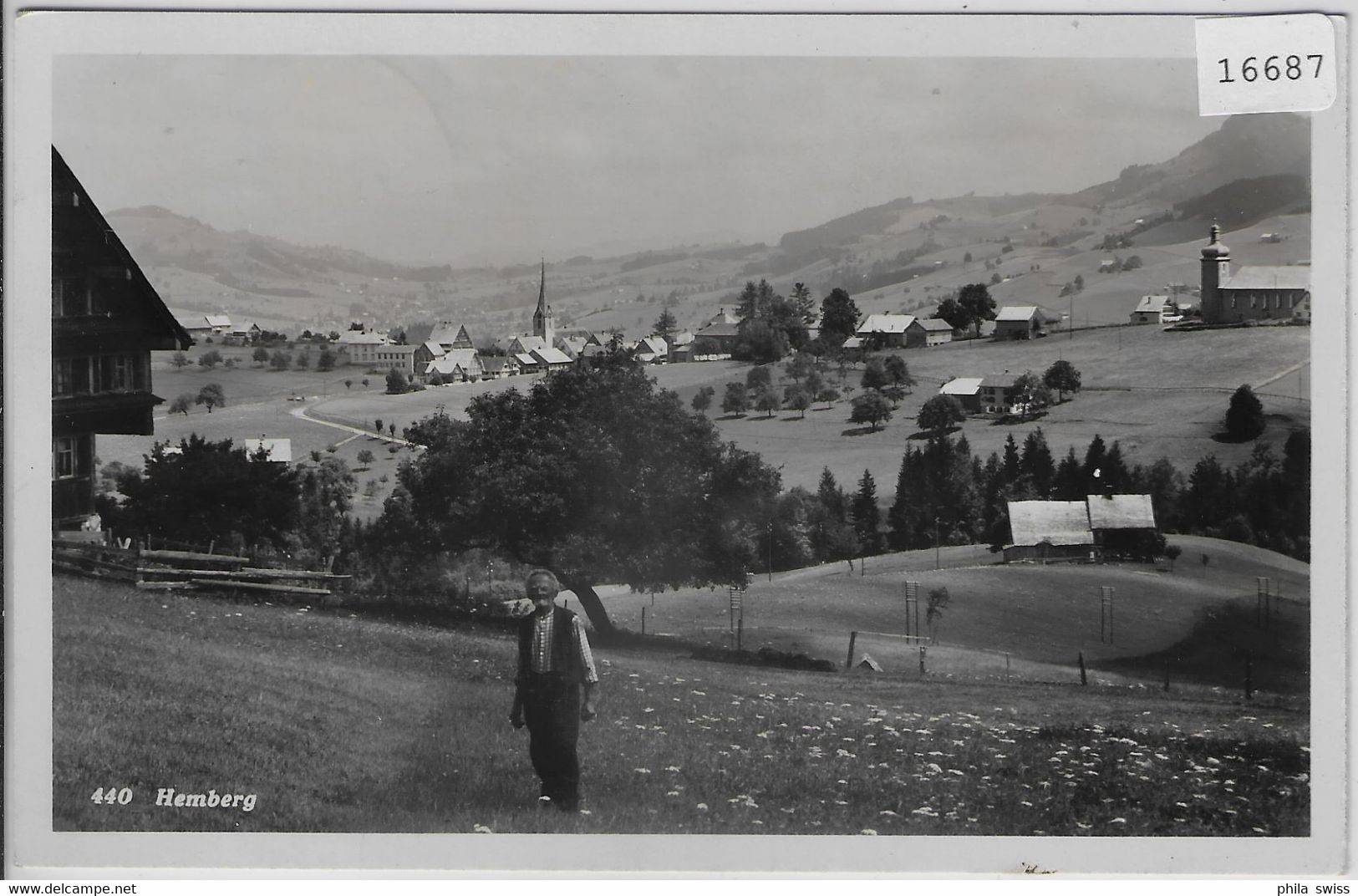 Blick Auf Hemberg - Alter Bauer - Animee Belebt - Hemberg