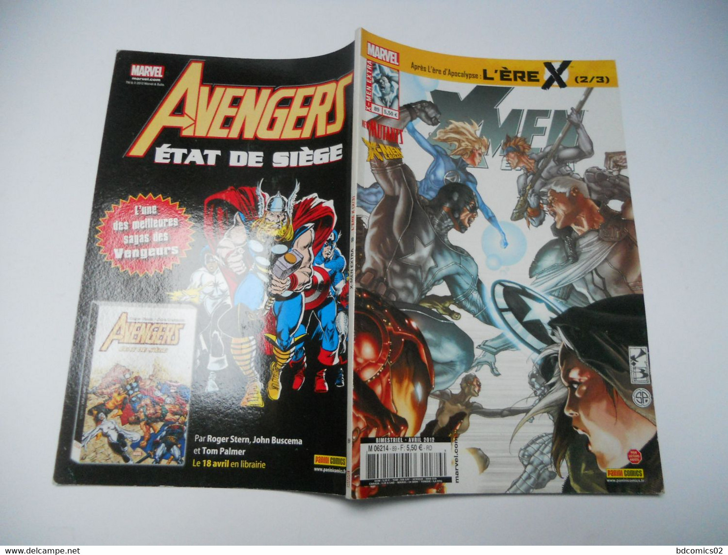 X-Men Extra N° 89 ( Avril 2012 ) : " L'ère X ( 2/3 ) " ( New Mutants + X-Men Legacy ) -TBE++ - XMen