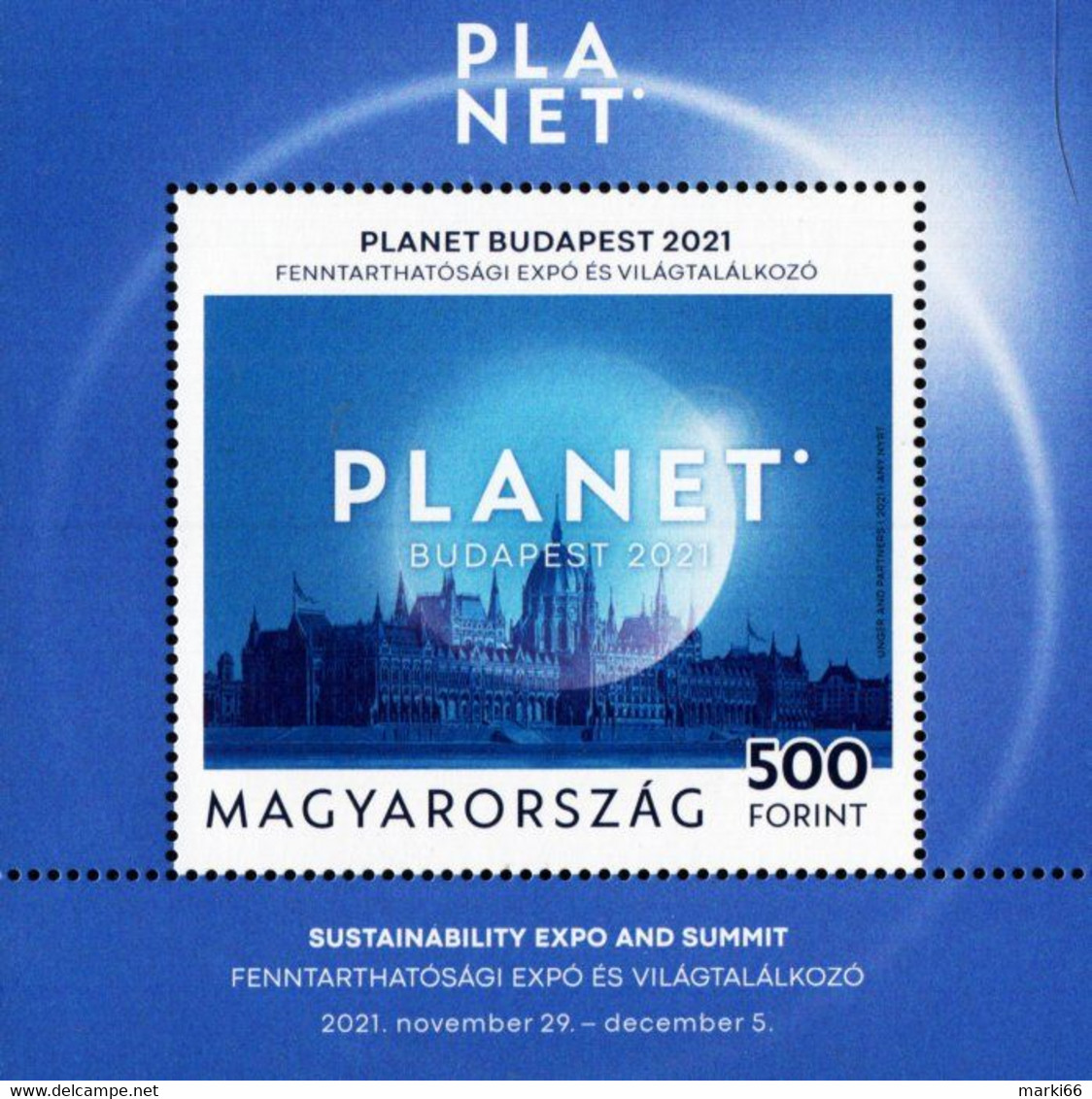 Hungary - 2021 - Planet Budapest Sustainability Fair And Summit - Mint Souvenir Sheet - Unused Stamps