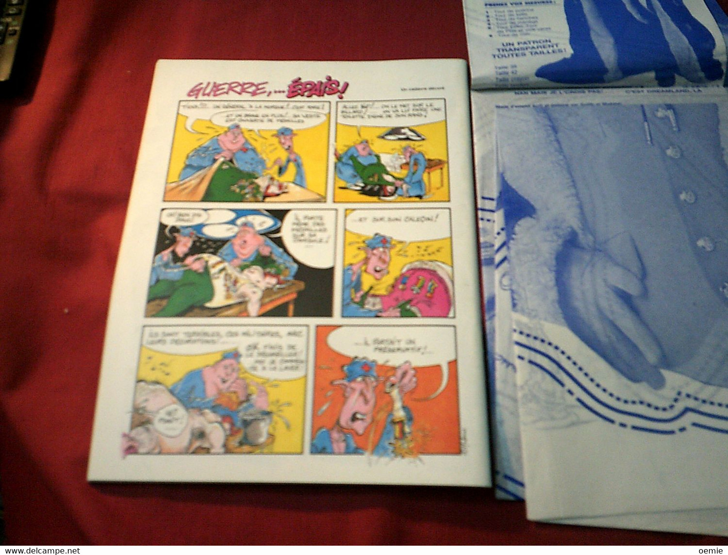 FLUIDE GLACIAL  OR SERIE   N° 188 FEVRIER 1992  AVEC PATRON GOTLIB A DECOUPER - Fluide Glacial