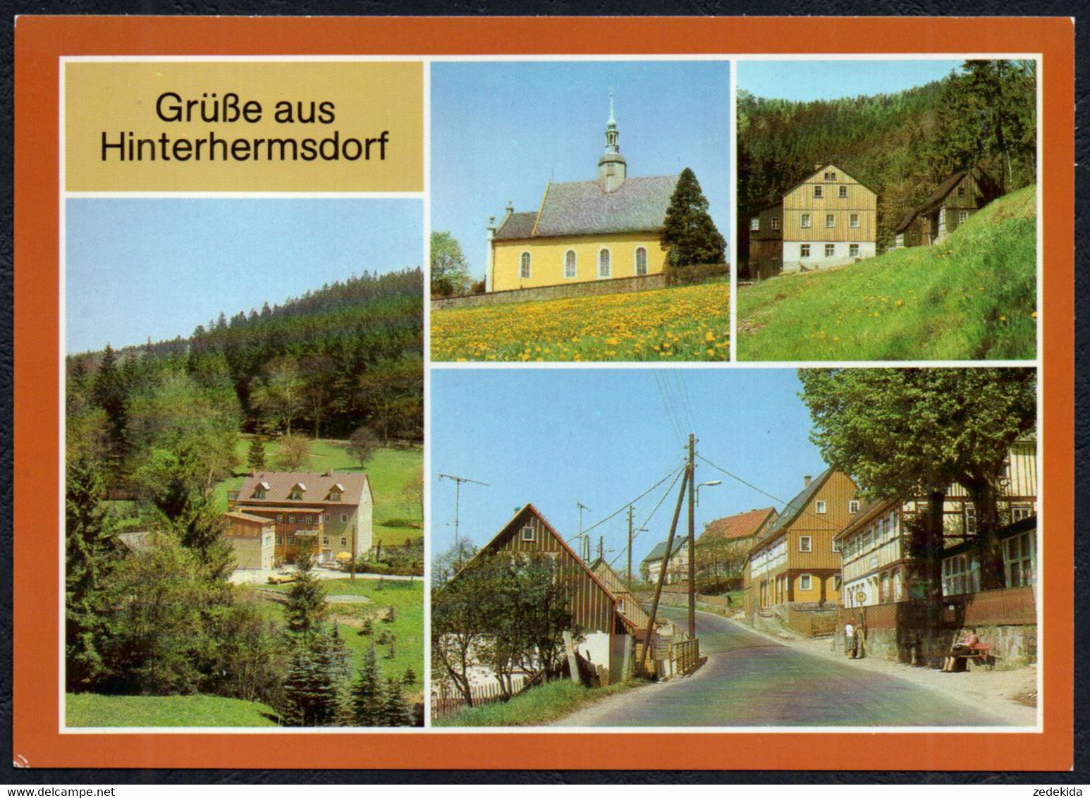 F5496 - TOP Hinterhermsdorf - Verlag Bild Und Heimat Reichenbach - Hinterhermsdorf