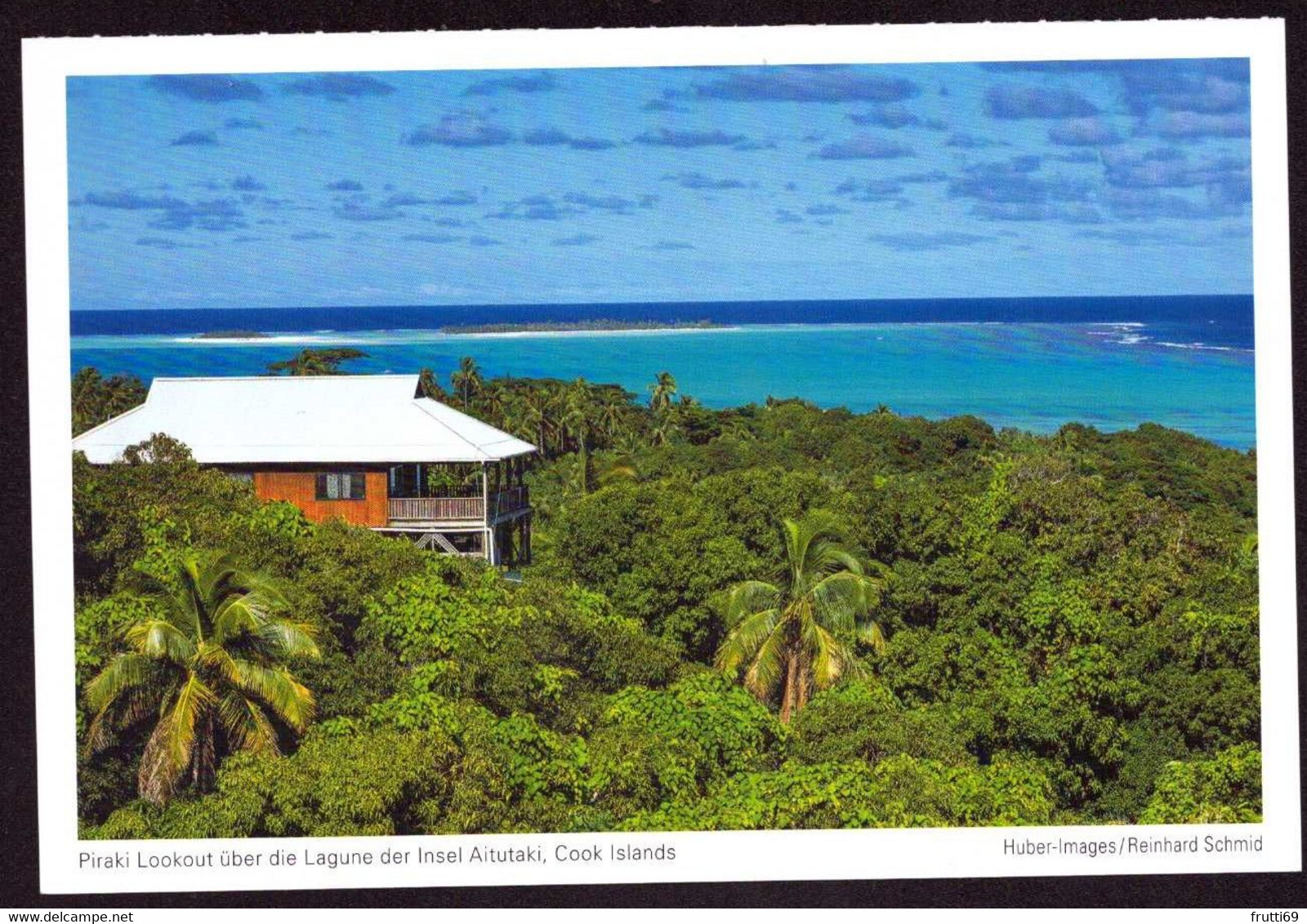 AK 026423 COOK ISLANDS - Piraki Lookout über Die Lagune Der Insel Aitukati - Cook