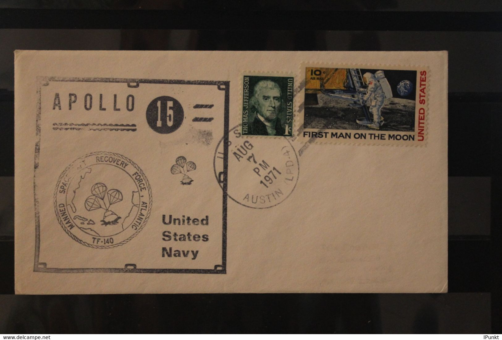 U.S.A. 1971: Bergung Apollo 15-Kapsel USS TF140 - Noord-Amerika