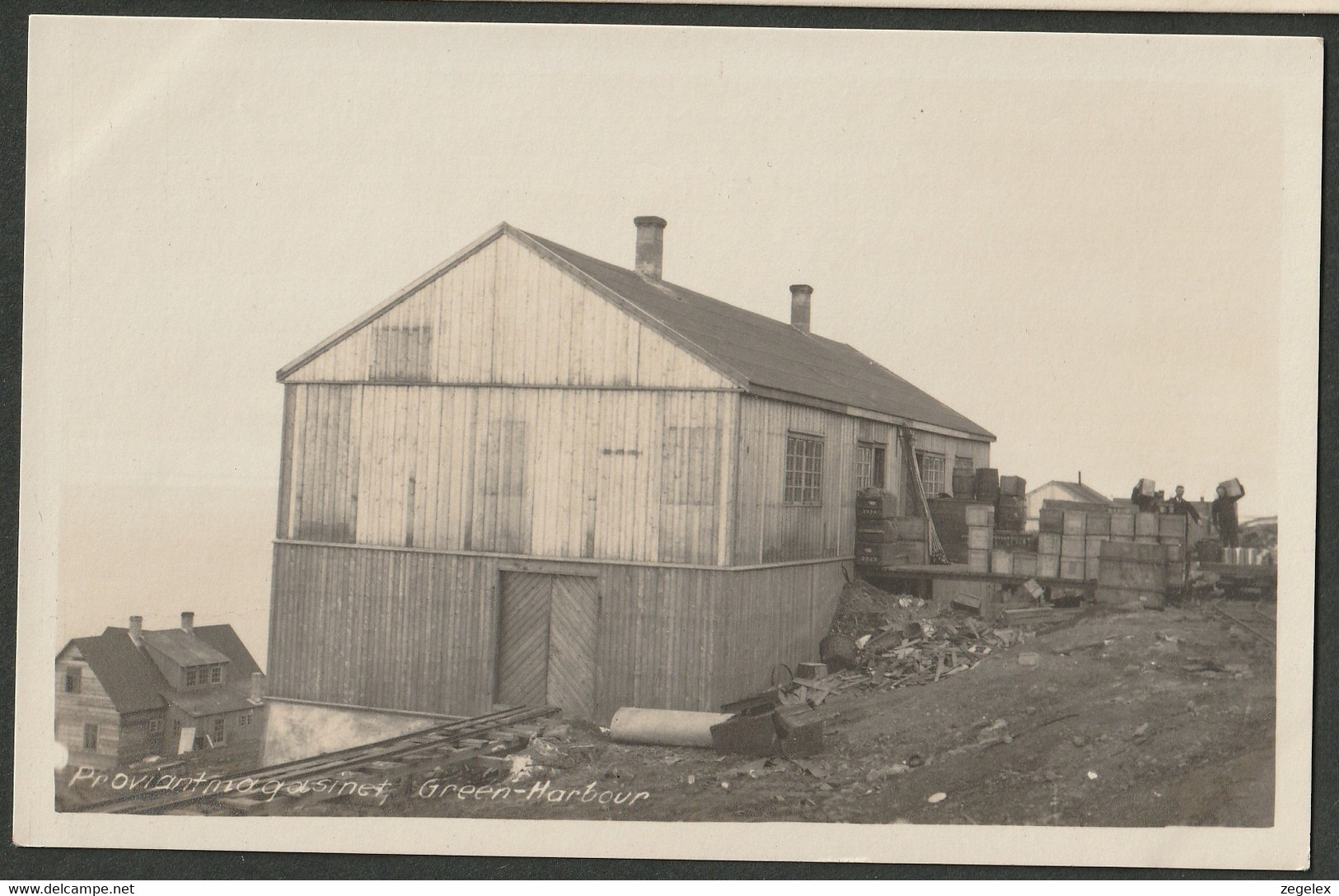 Spitsbergen - Green Harbour - Proviantmagasinet - Railroad Into The House 1925 - Norway