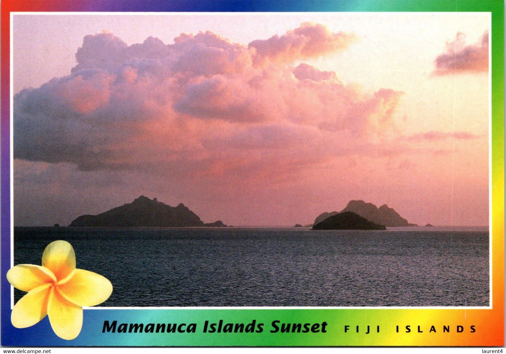 (3 E 27) Fiji Island - Mamanuca Sunset - Fidji