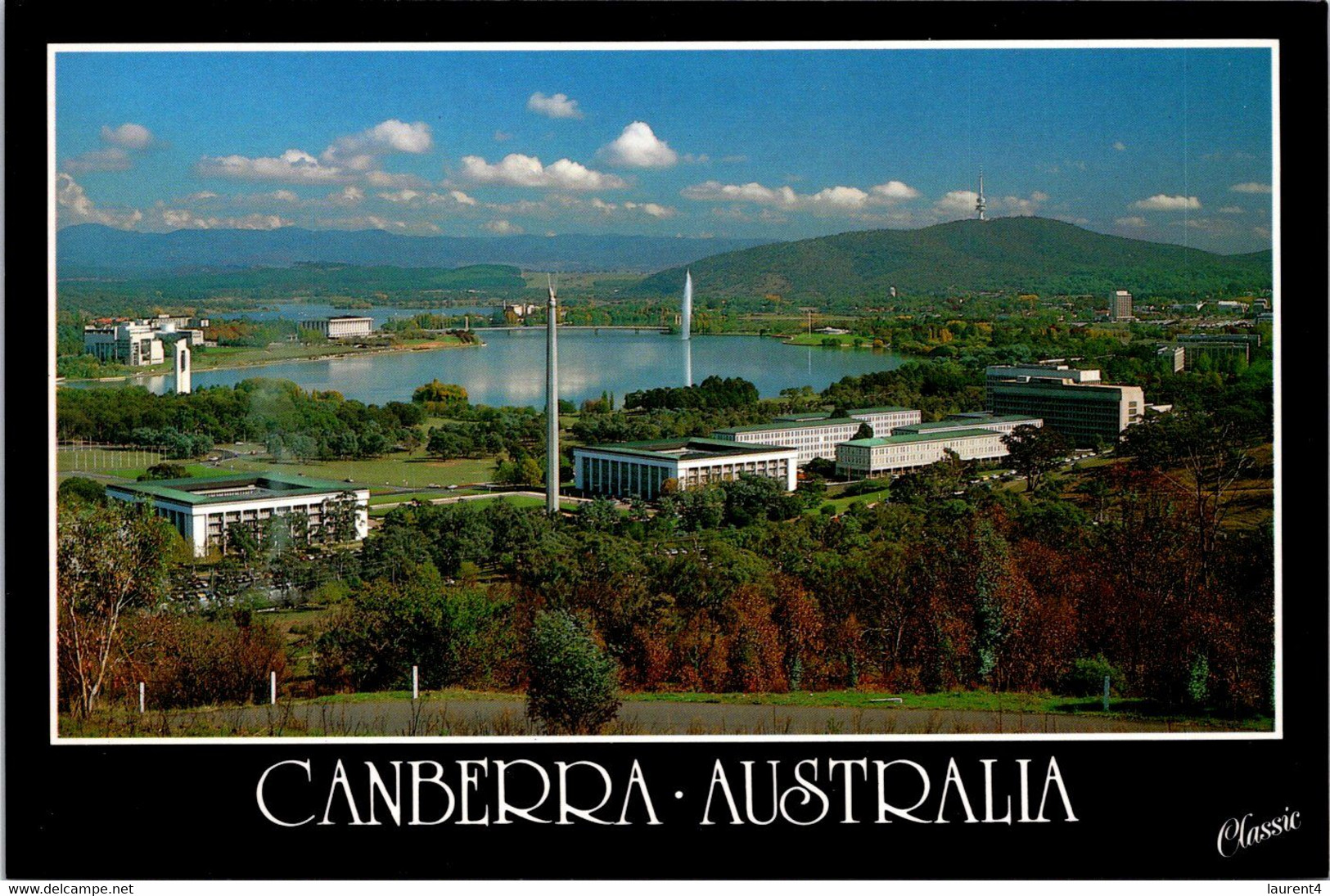 (3 E 27) Australian  - ACT - Canberra - Views Over Ministry Of Defence From Mt Pleasant (with US Memorial) - Canberra (ACT)