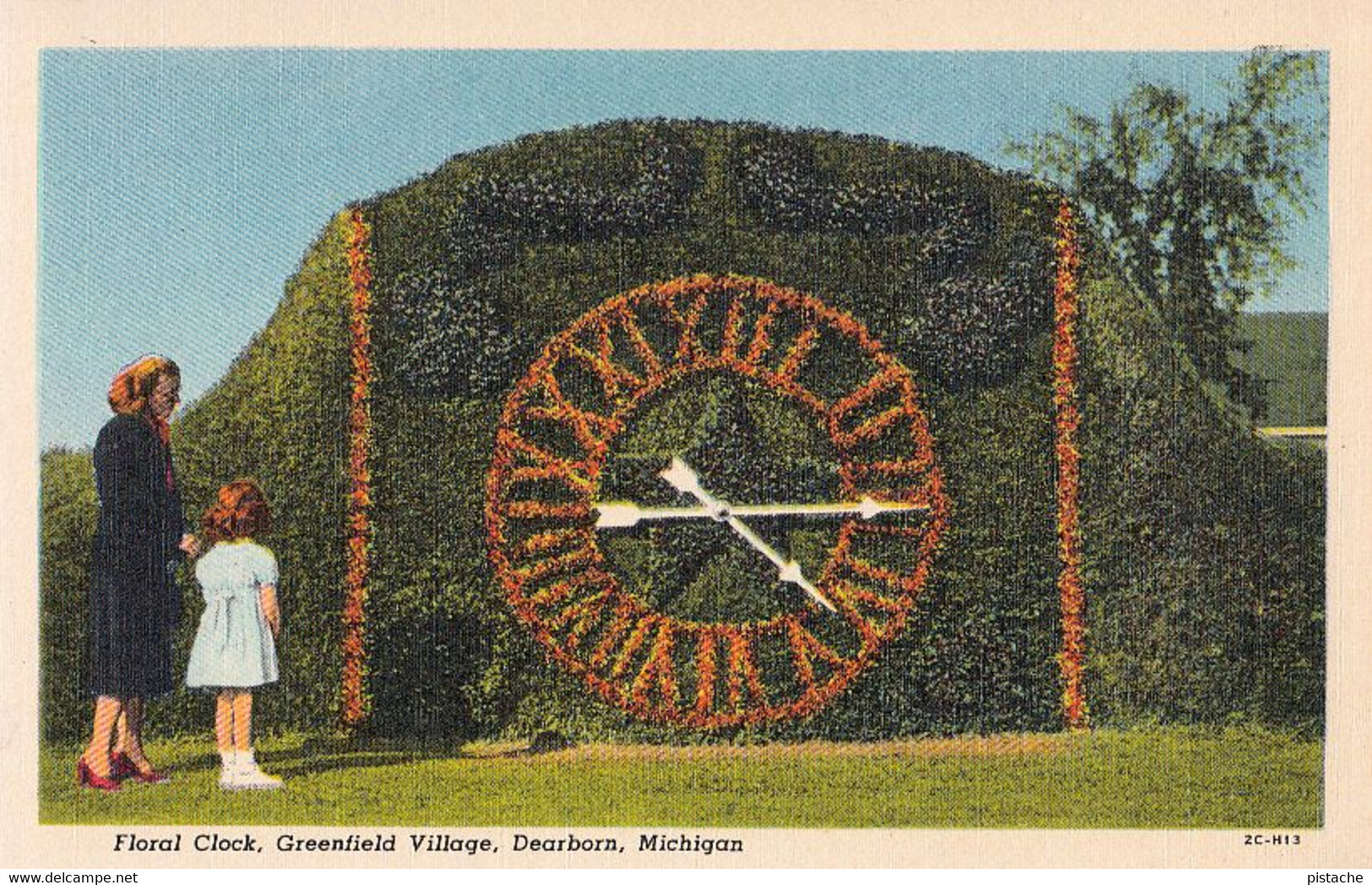 997 – Dearborn Michigan USA – Floral Clock – Horloge Florale – Animation - Excellent Condition - Dearborn