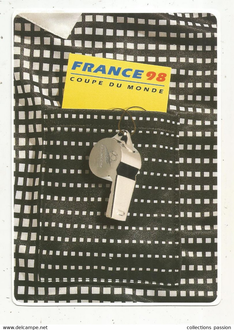 Cp , Carte Collector 24/45, Football, Coupe Du Monde 98 , Photo: Z. Nadolny , FOOTIX 98, 2 Scans, Frais Fr 1.85 E - Football