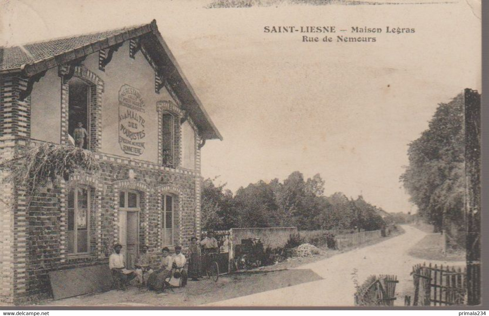 SAINT LIESNE - RUE DE NEMOURS - MAISON LEGRAS - La Chapelle La Reine