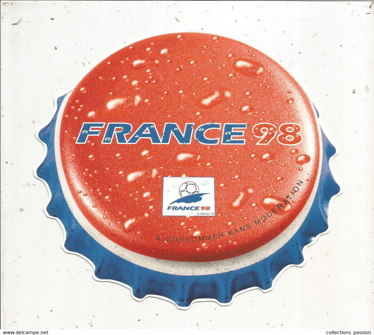 Cp , Carte Collector 1/45, Football, Coupe Du Monde 98 , Photo: Z. Nadolny , FOOTIX 98, 2 Scans, Frais Fr 1.85 E - Soccer