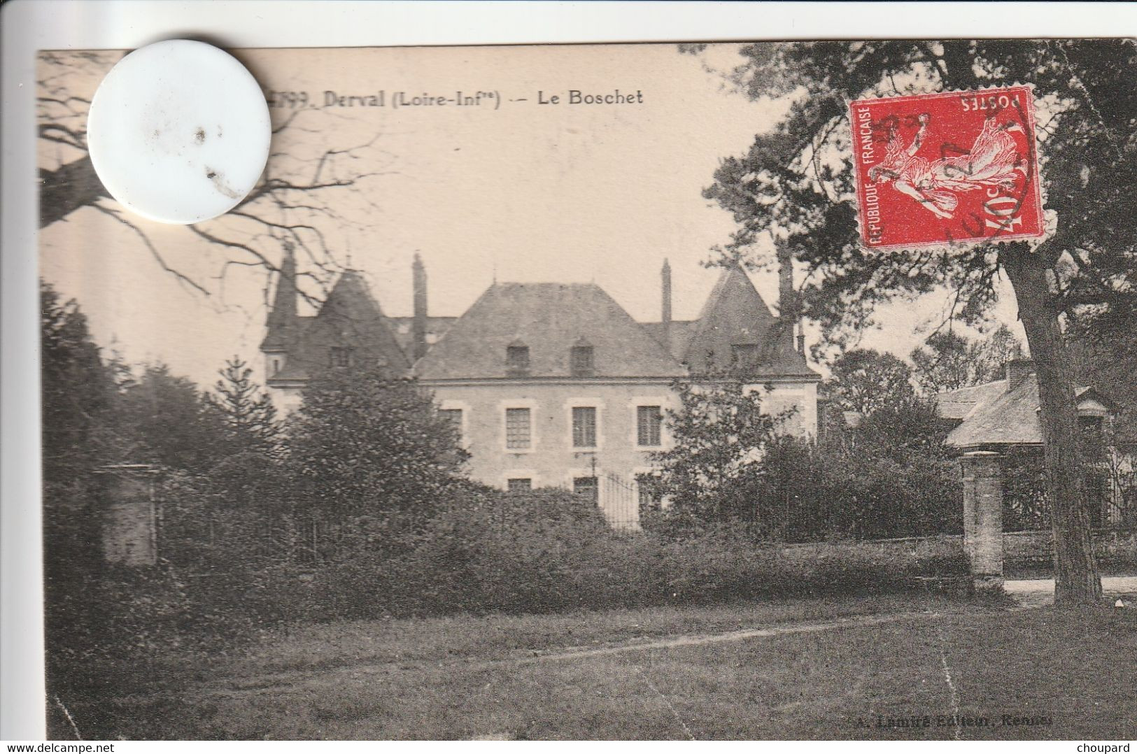 44 -Très Belle Carte Postale Ancienne  De DERVAL  Le Boschet - Derval