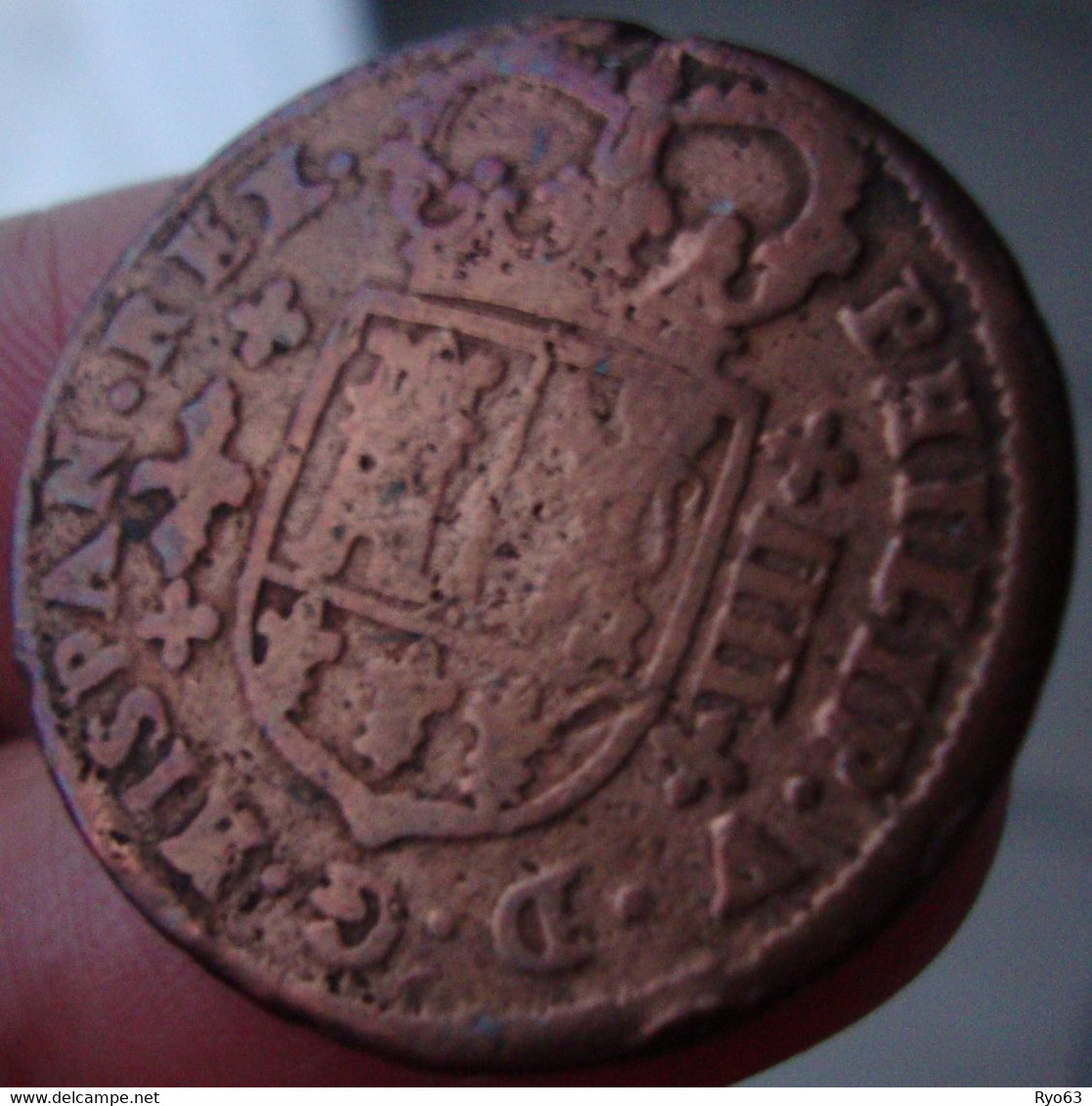 4 Maravedis 1718 Philippe V Valence - Monedas Provinciales