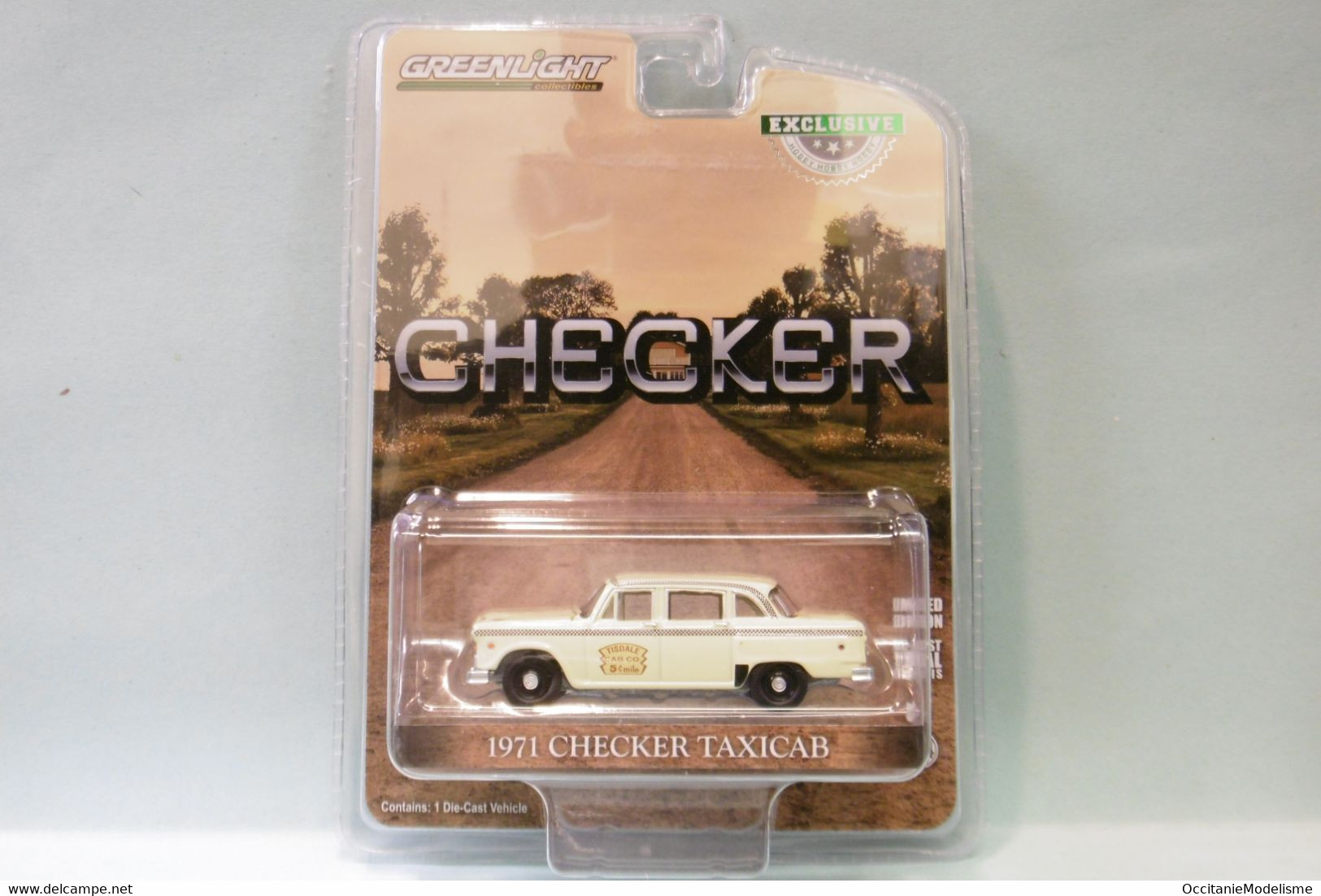 Greenlight - CHECKER MARATHON TAXICAB Taxi 1971 Réf. 30182 Neuf 1/64 - Autres & Non Classés