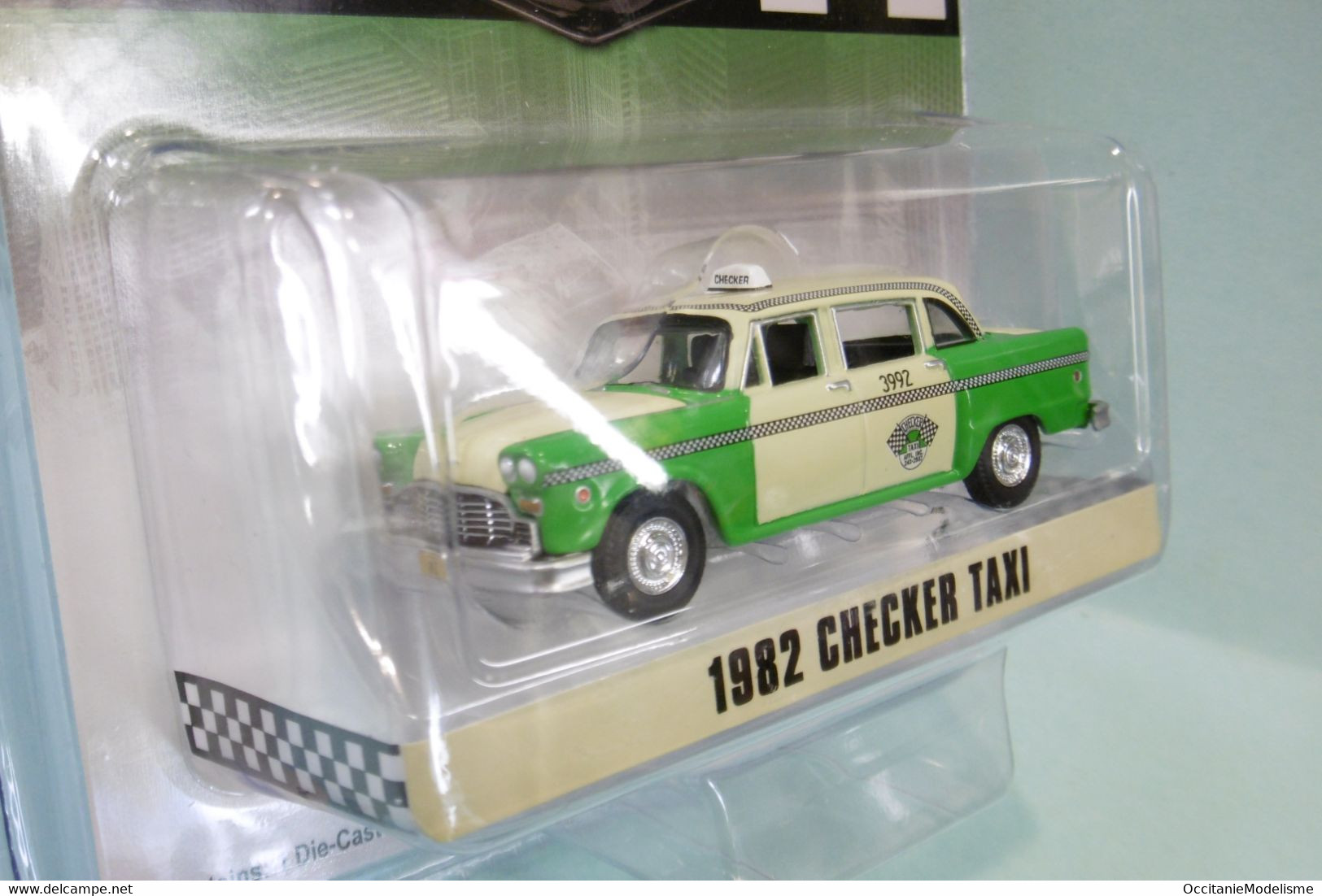 Greenlight - CHECKER MARATHON TAXICAB Taxi 1982 Réf. 30208 Neuf 1/64 - Sonstige & Ohne Zuordnung