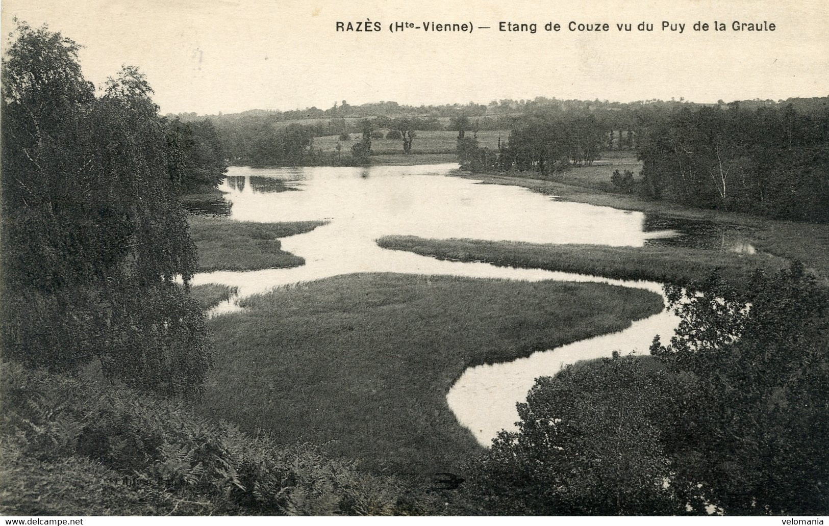 9546 Cpa 87 Razès - Etang De Couze Vu Du Puy De La Graule - Andere & Zonder Classificatie