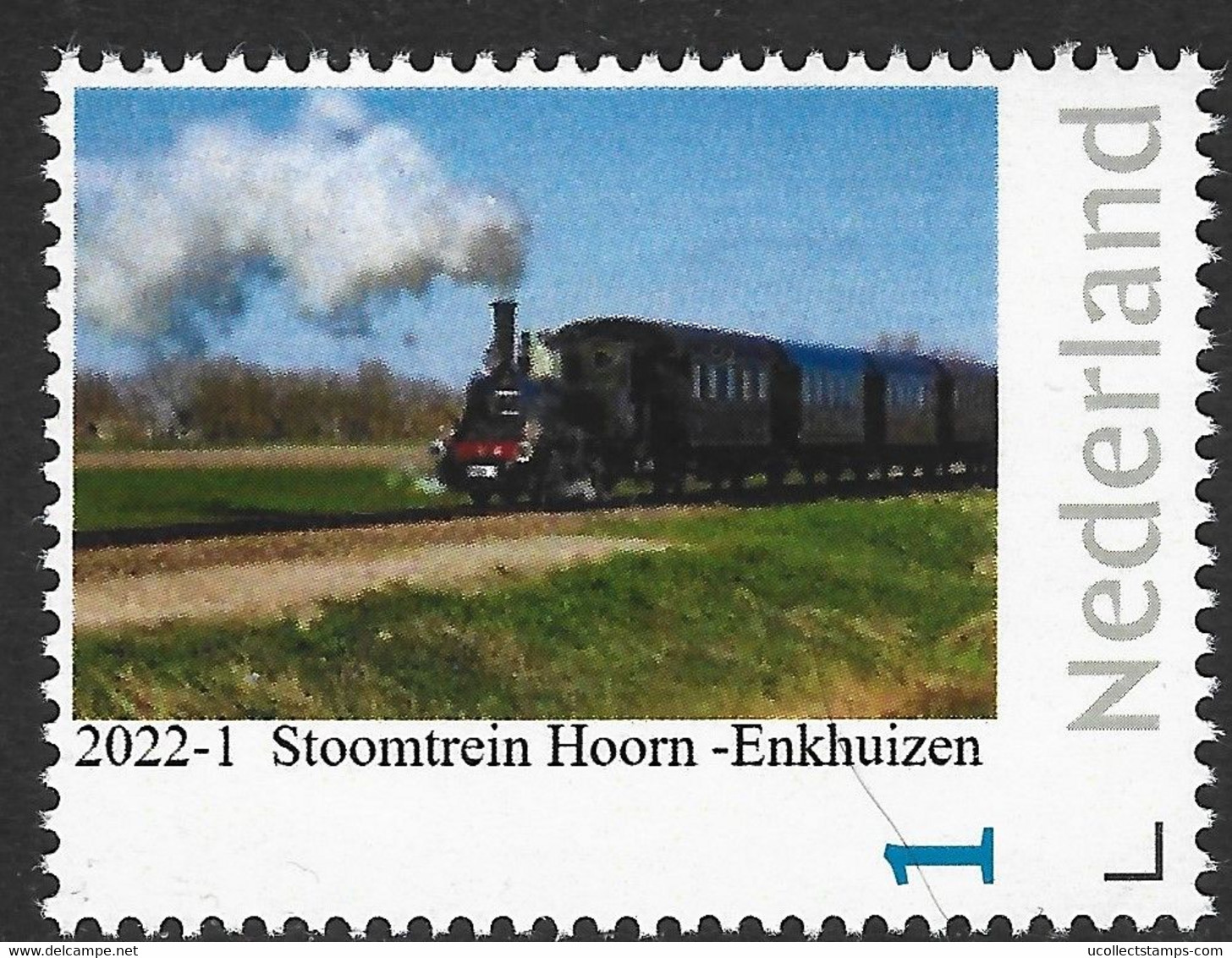 Nederland  2022-1  Treinen  Hoorn-Enhhuizen Stoomtrein  Steamtrain       Postfris/mnh/neuf - Nuevos