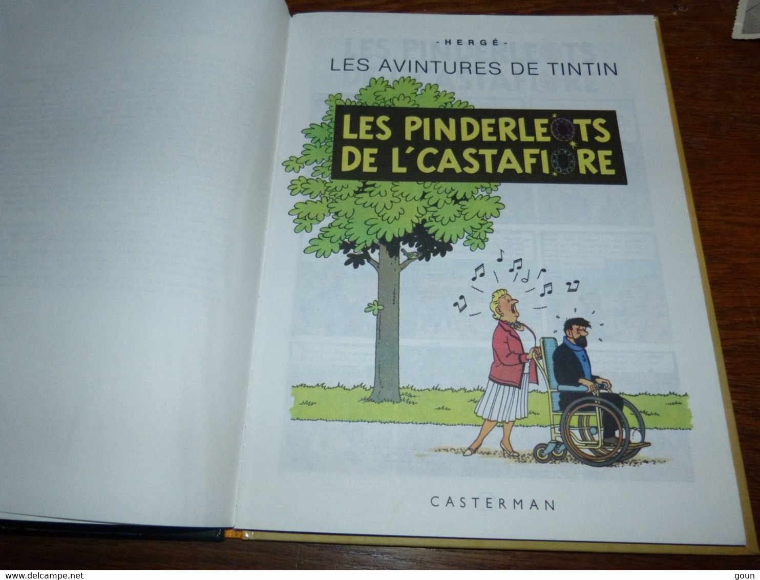 Hergé Tintin Les Avintures De Tintin Les Pinderleots De L'Castafiore - Edition En Wallon Picard Tournaisien - 1980 - Cómics & Mangas (otros Lenguas)