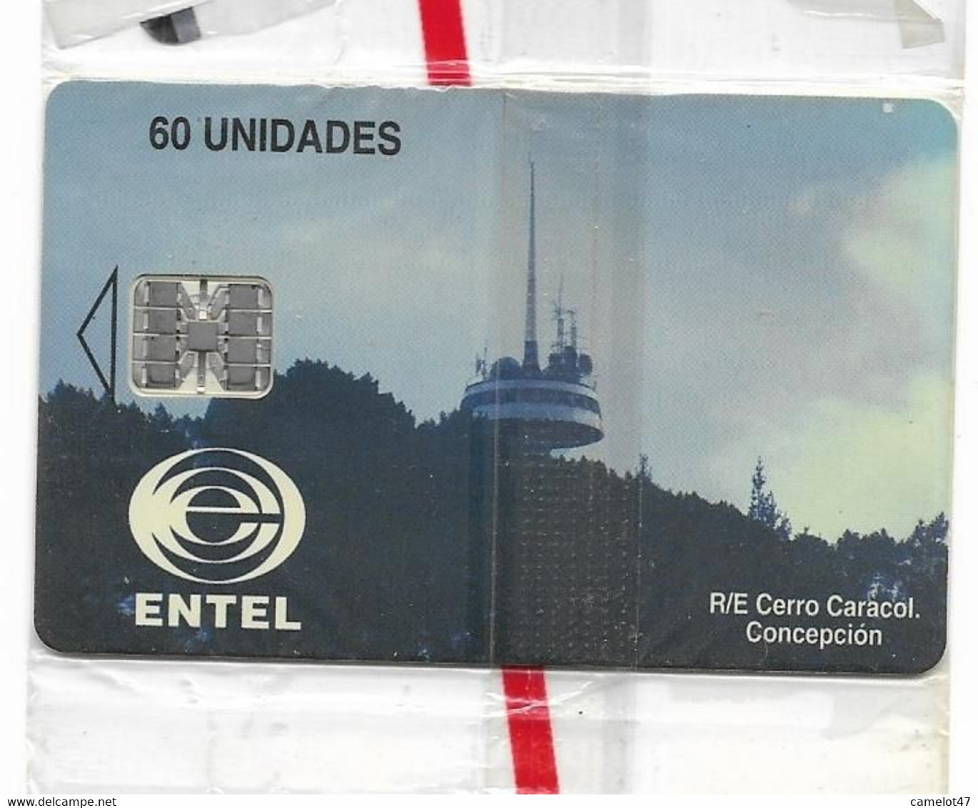 Chile Entel, 60 Units Mint, Still Sealed Chip Phone Card, Concepción, No Value # Chileentel-2 - Cile